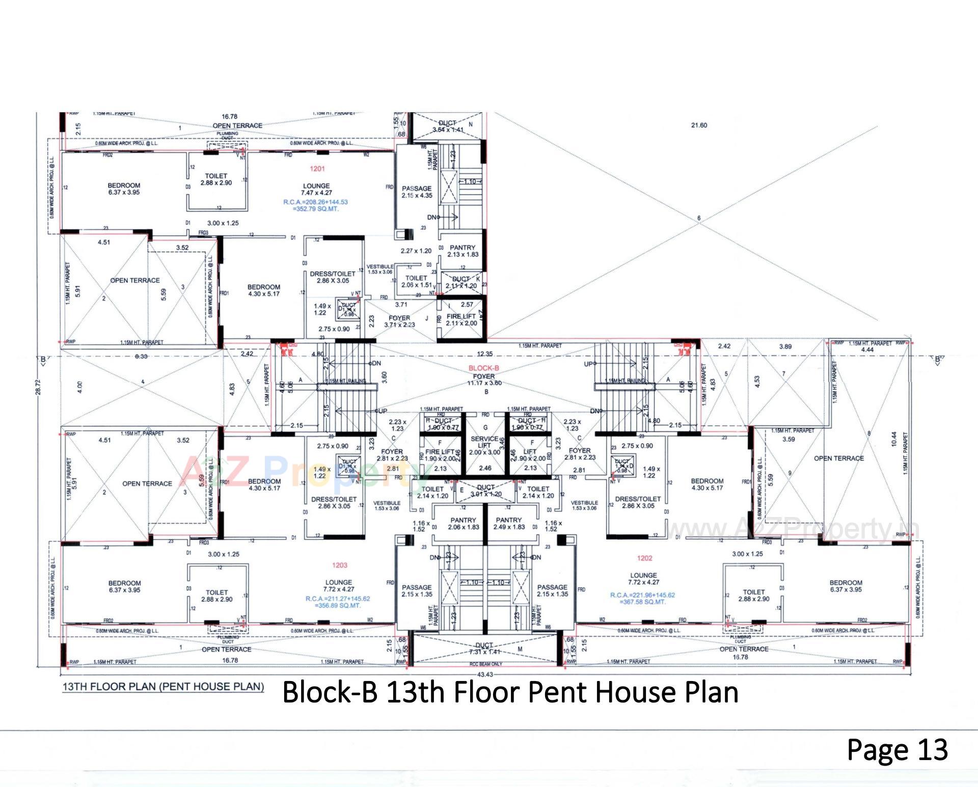 Layout of real estate project Aranyam located at Shilaj, Ahmedabad, Gujarat
