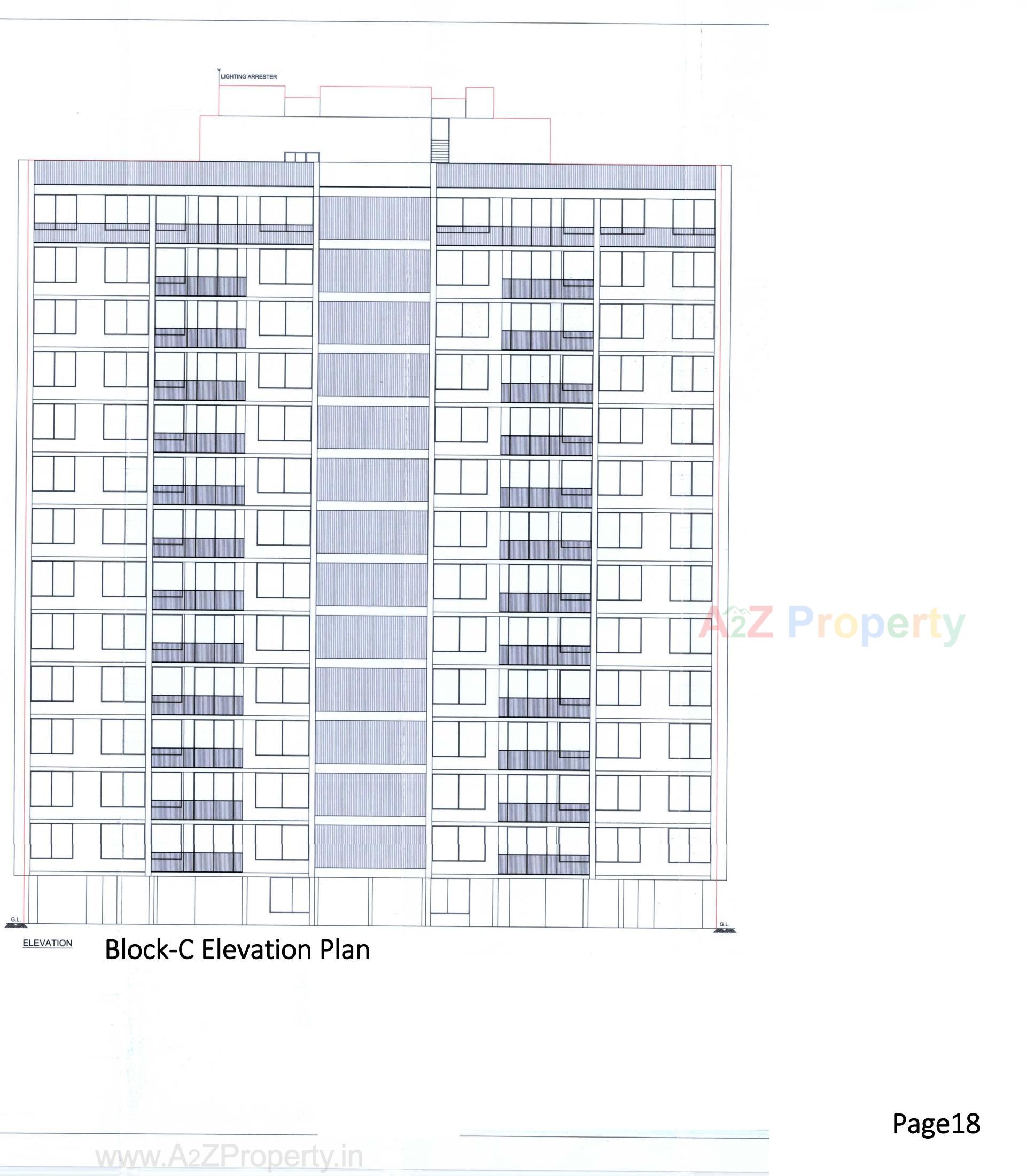 Layout of real estate project Aranyam located at Shilaj, Ahmedabad, Gujarat