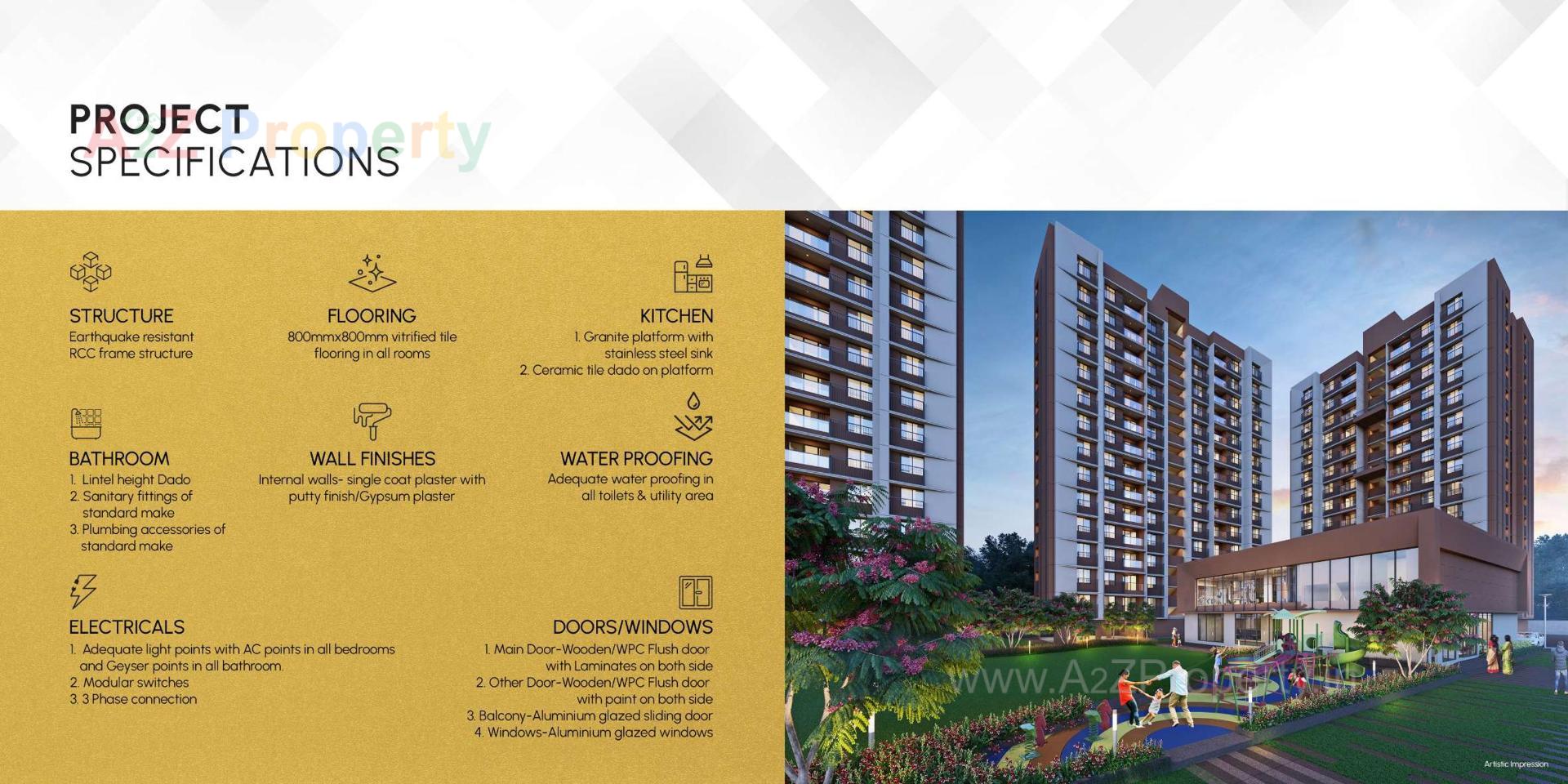  of real estate project Archway located at Jagatpur, Ahmedabad, Gujarat