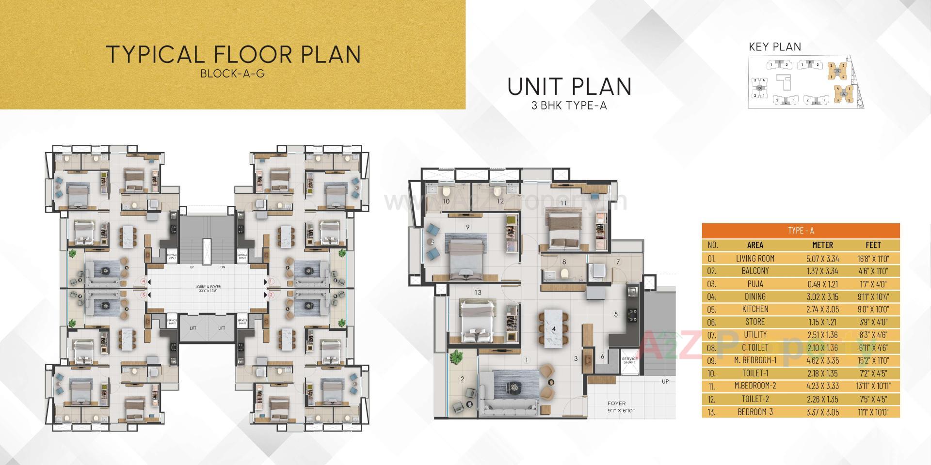 Layout of real estate project Archway located at Jagatpur, Ahmedabad, Gujarat