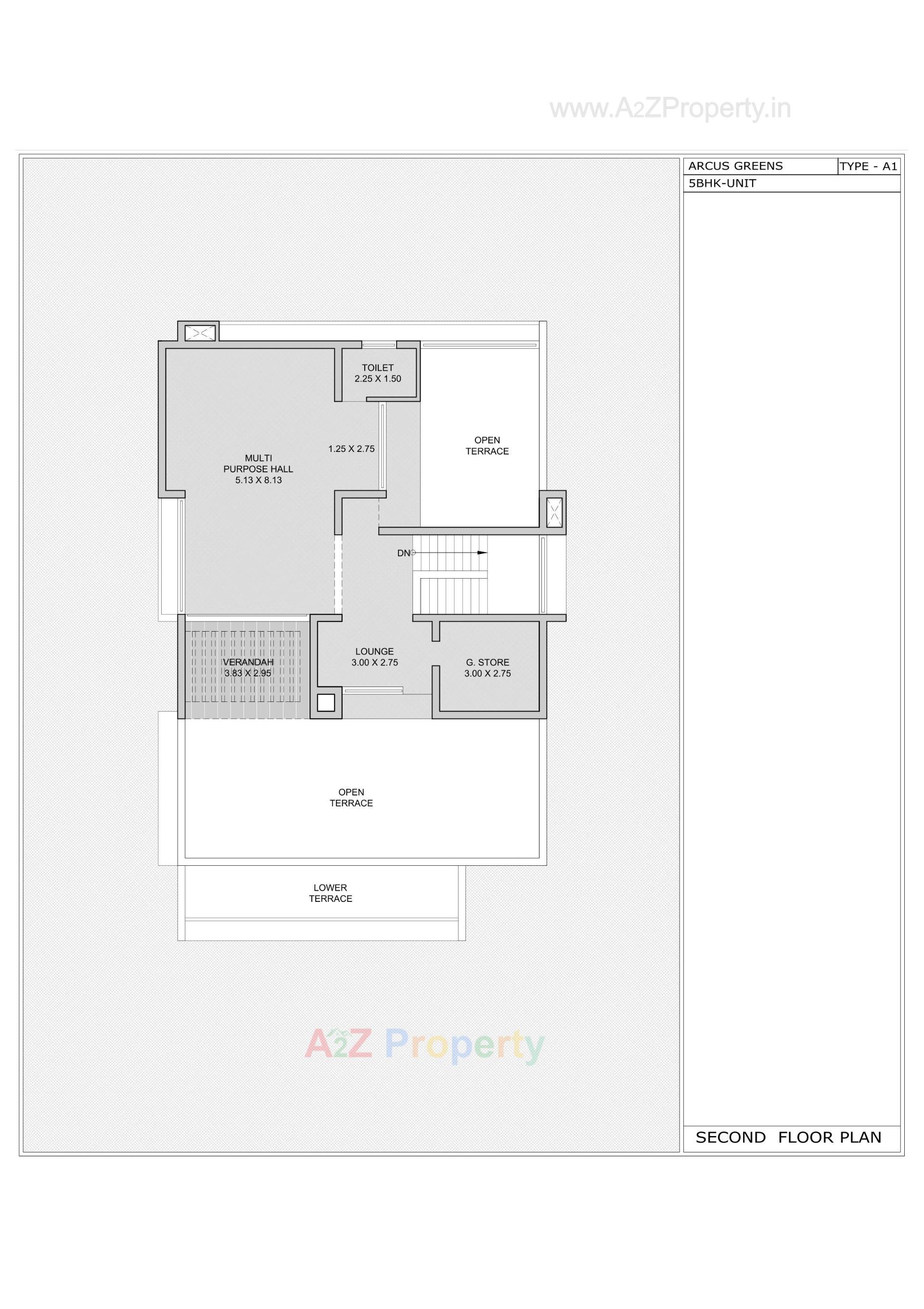 Layout of real estate project Arcus Greens located at Sanathal - Telav, Ahmedabad, Gujarat
