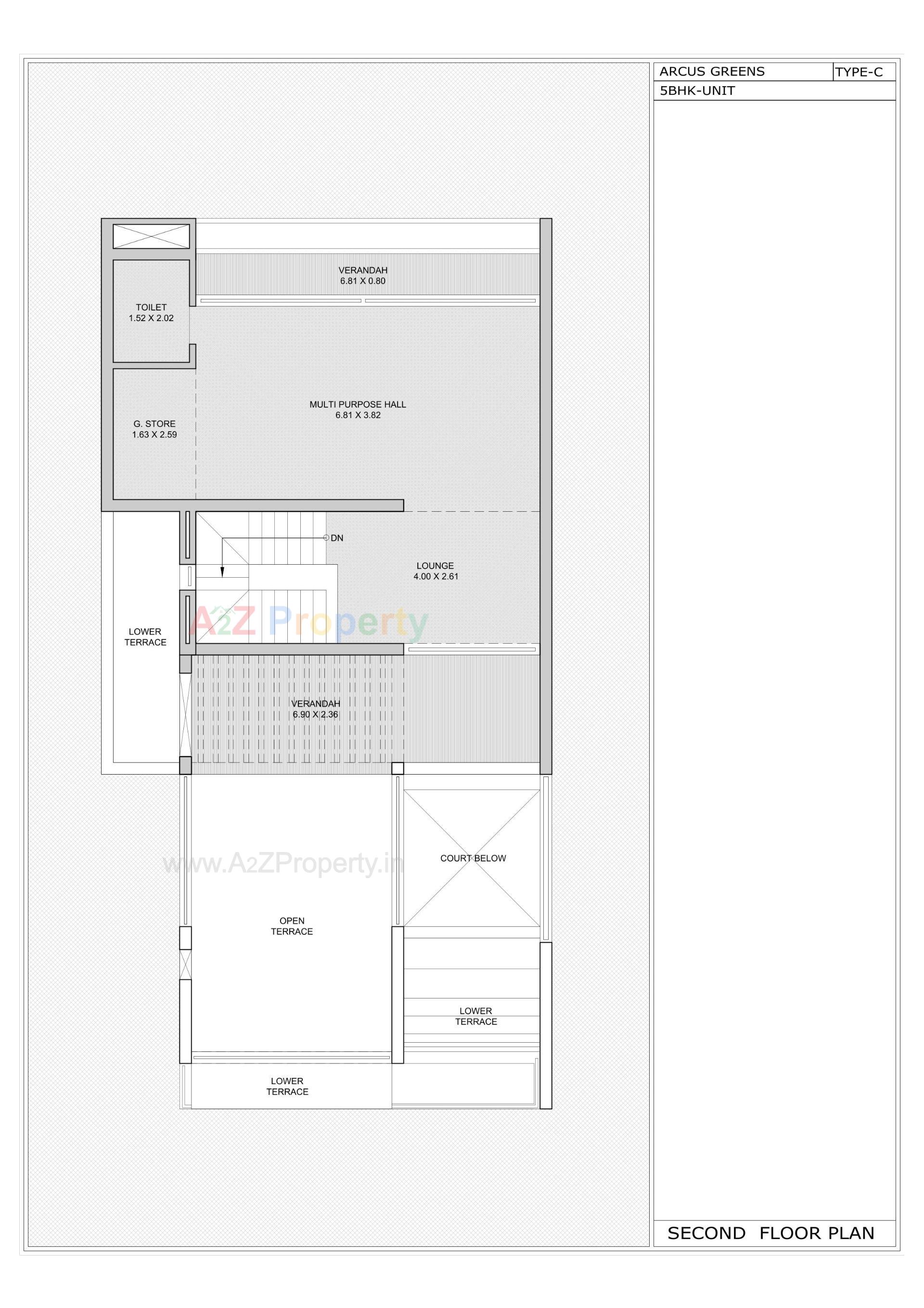 Layout of real estate project Arcus Greens located at Sanathal - Telav, Ahmedabad, Gujarat