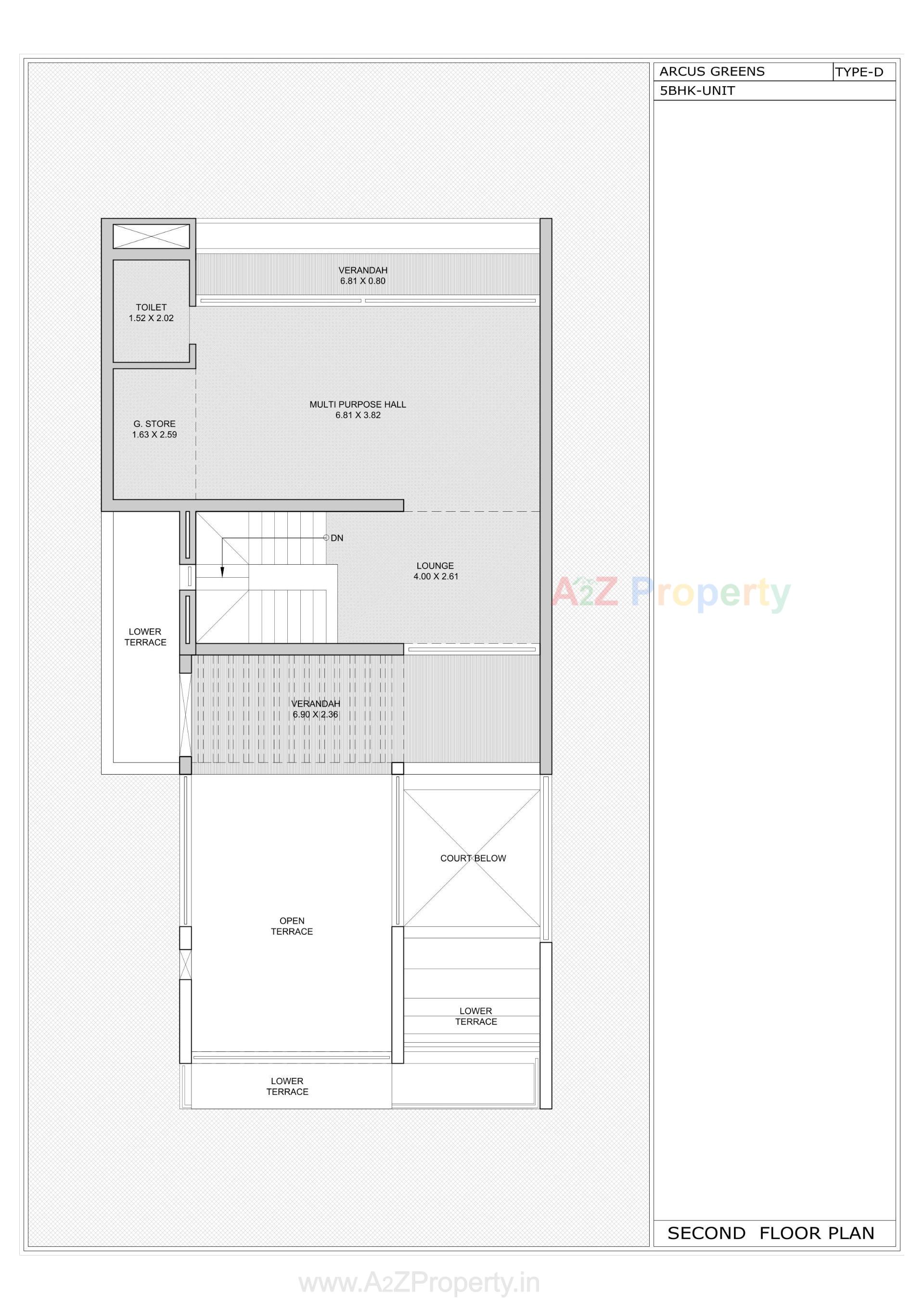 Layout of real estate project Arcus Greens located at Sanathal - Telav, Ahmedabad, Gujarat