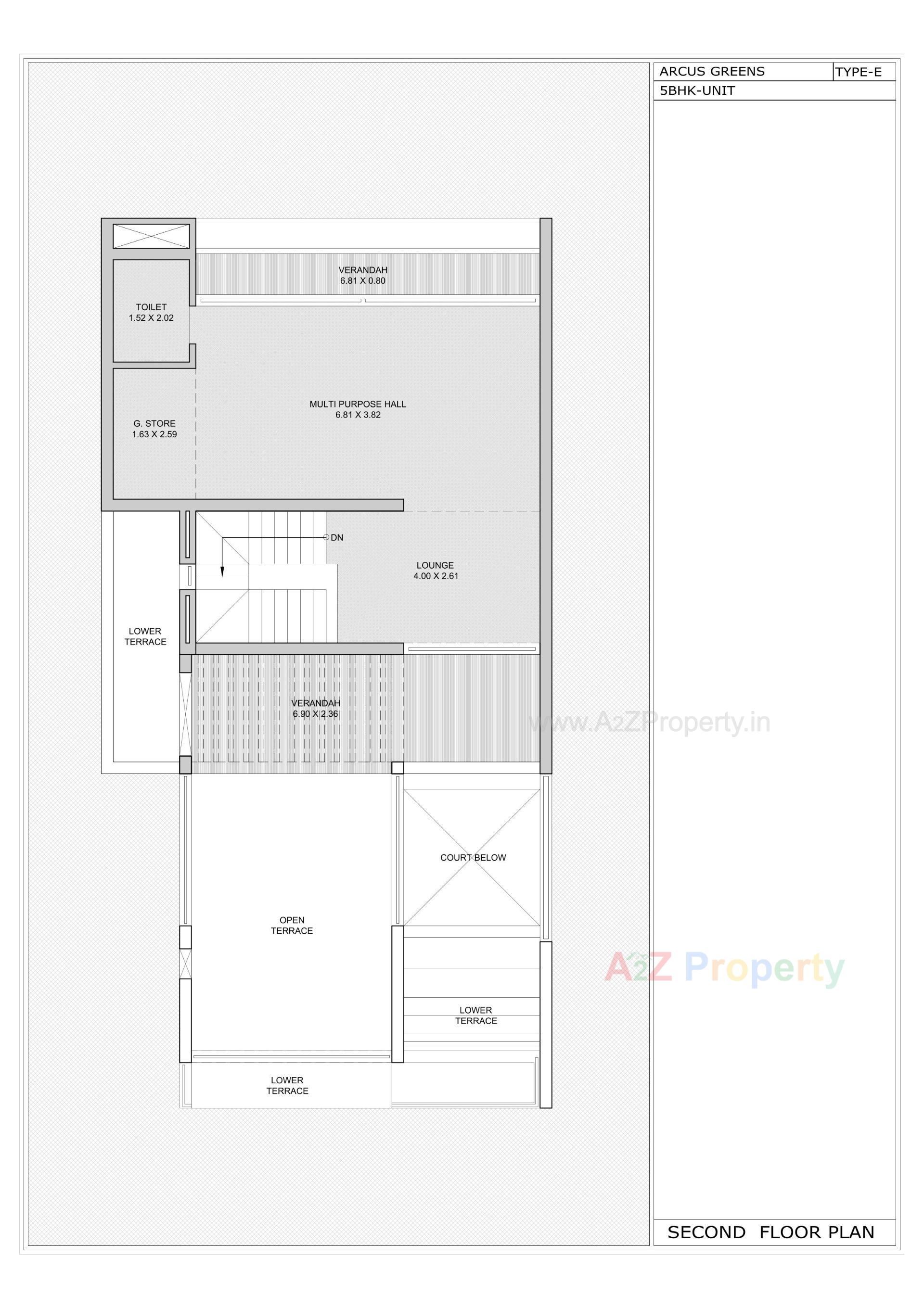 Layout of real estate project Arcus Greens located at Sanathal - Telav, Ahmedabad, Gujarat