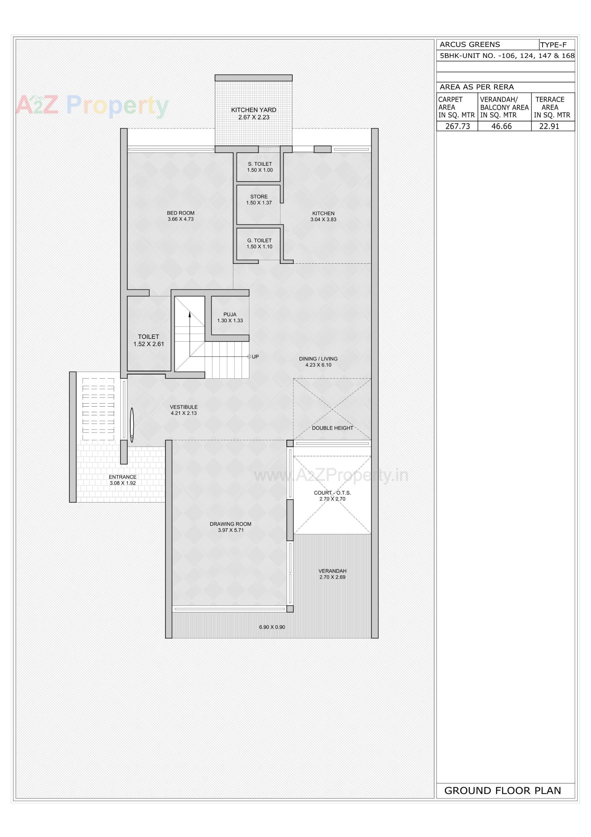 Layout of real estate project Arcus Greens located at Sanathal - Telav, Ahmedabad, Gujarat