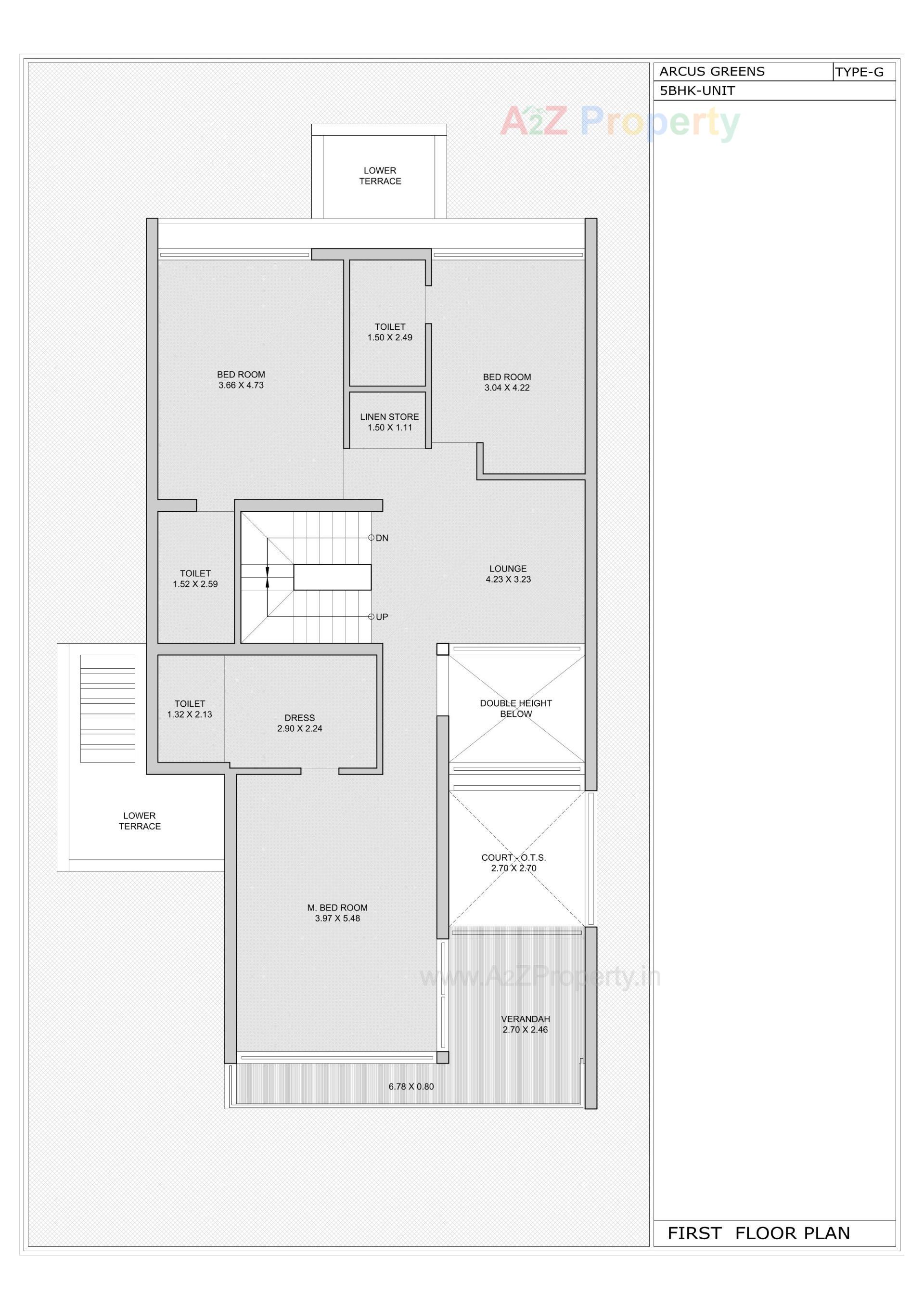 Layout of real estate project Arcus Greens located at Sanathal - Telav, Ahmedabad, Gujarat