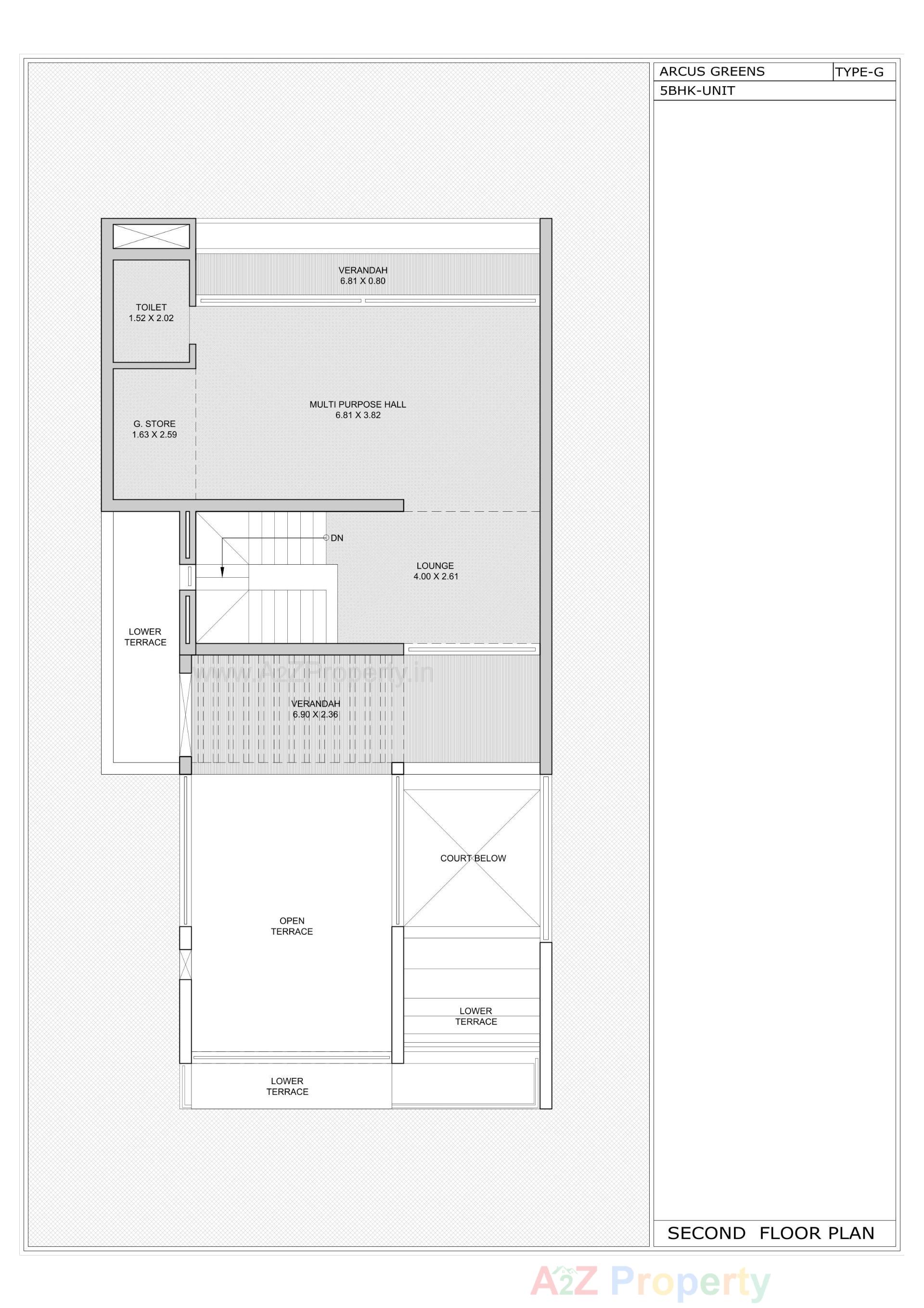 Layout of real estate project Arcus Greens located at Sanathal - Telav, Ahmedabad, Gujarat