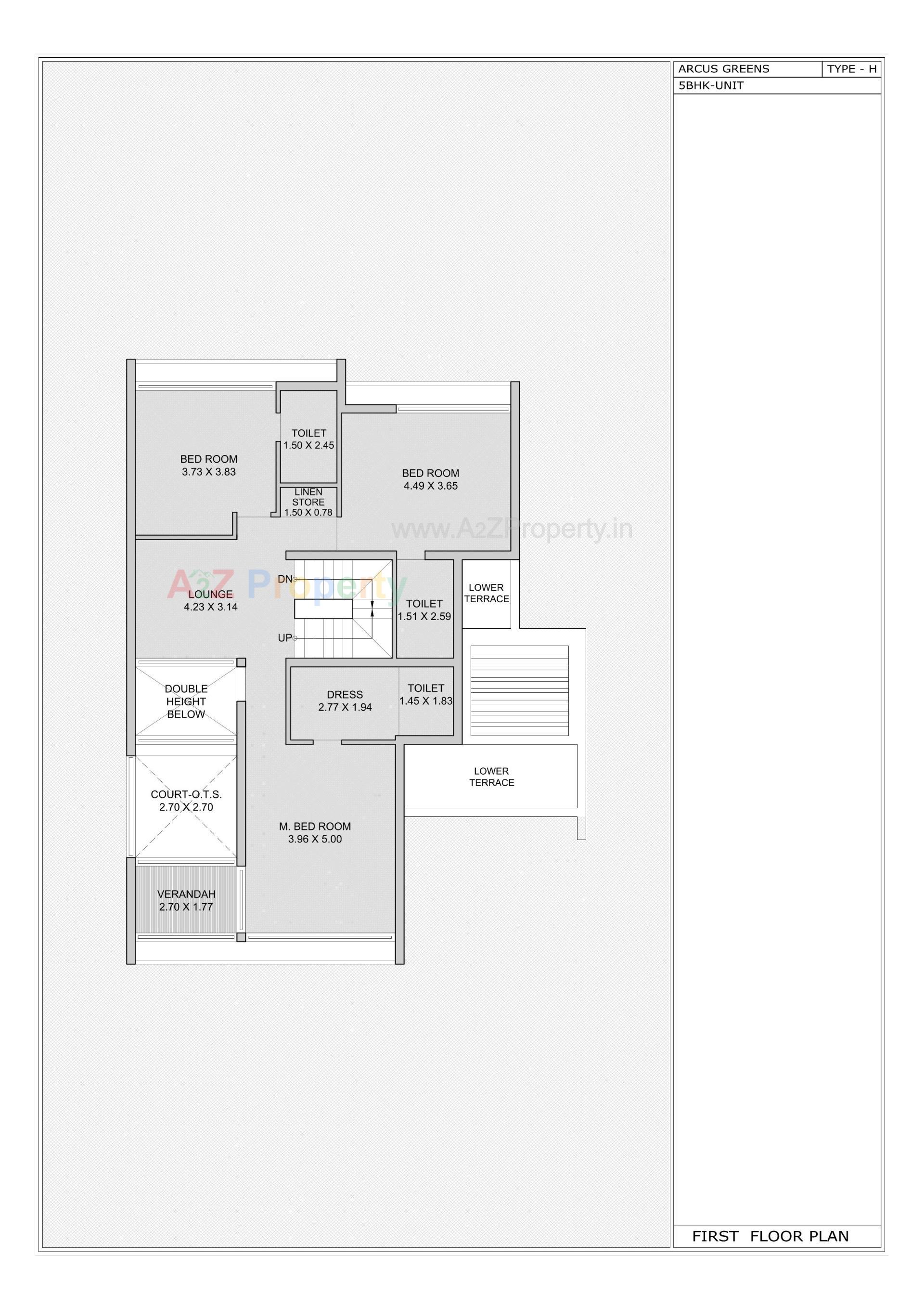 Layout of real estate project Arcus Greens located at Sanathal - Telav, Ahmedabad, Gujarat