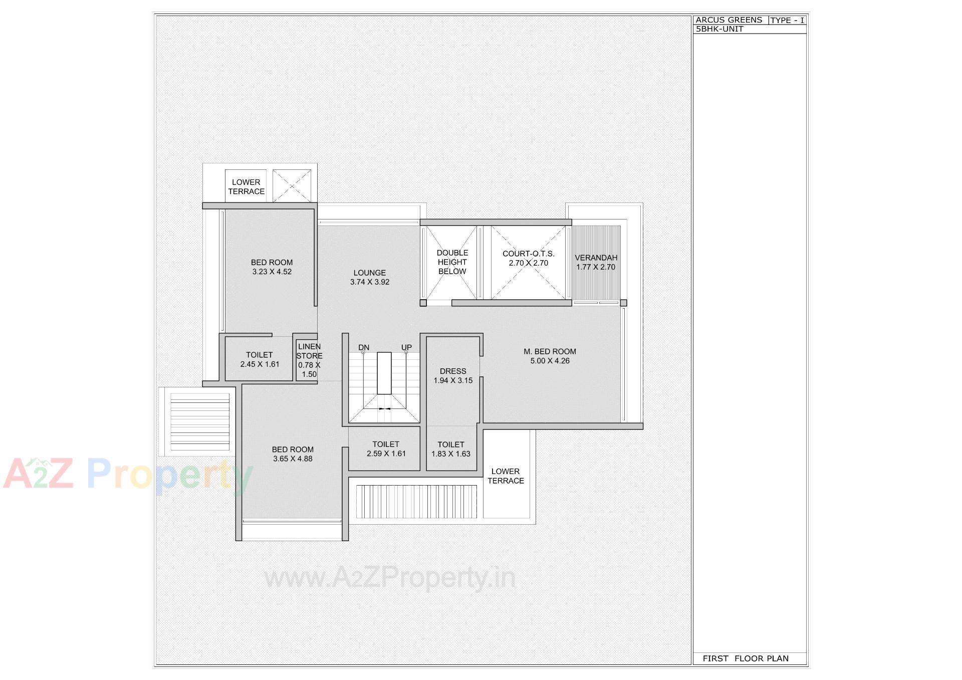 Layout of real estate project Arcus Greens located at Sanathal - Telav, Ahmedabad, Gujarat