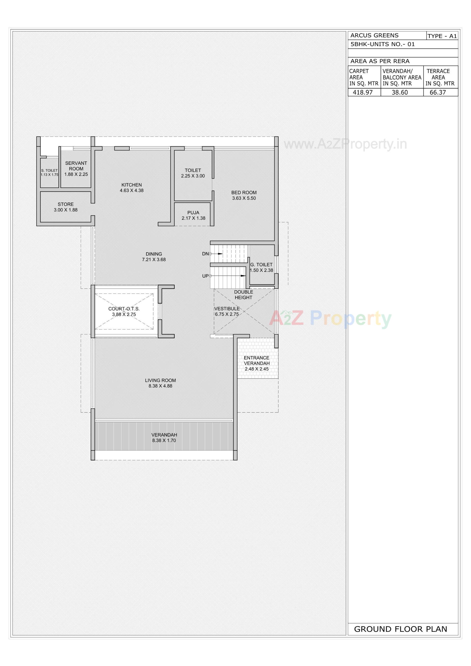 Layout of real estate project Arcus Greens located at Sanathal - Telav, Ahmedabad, Gujarat