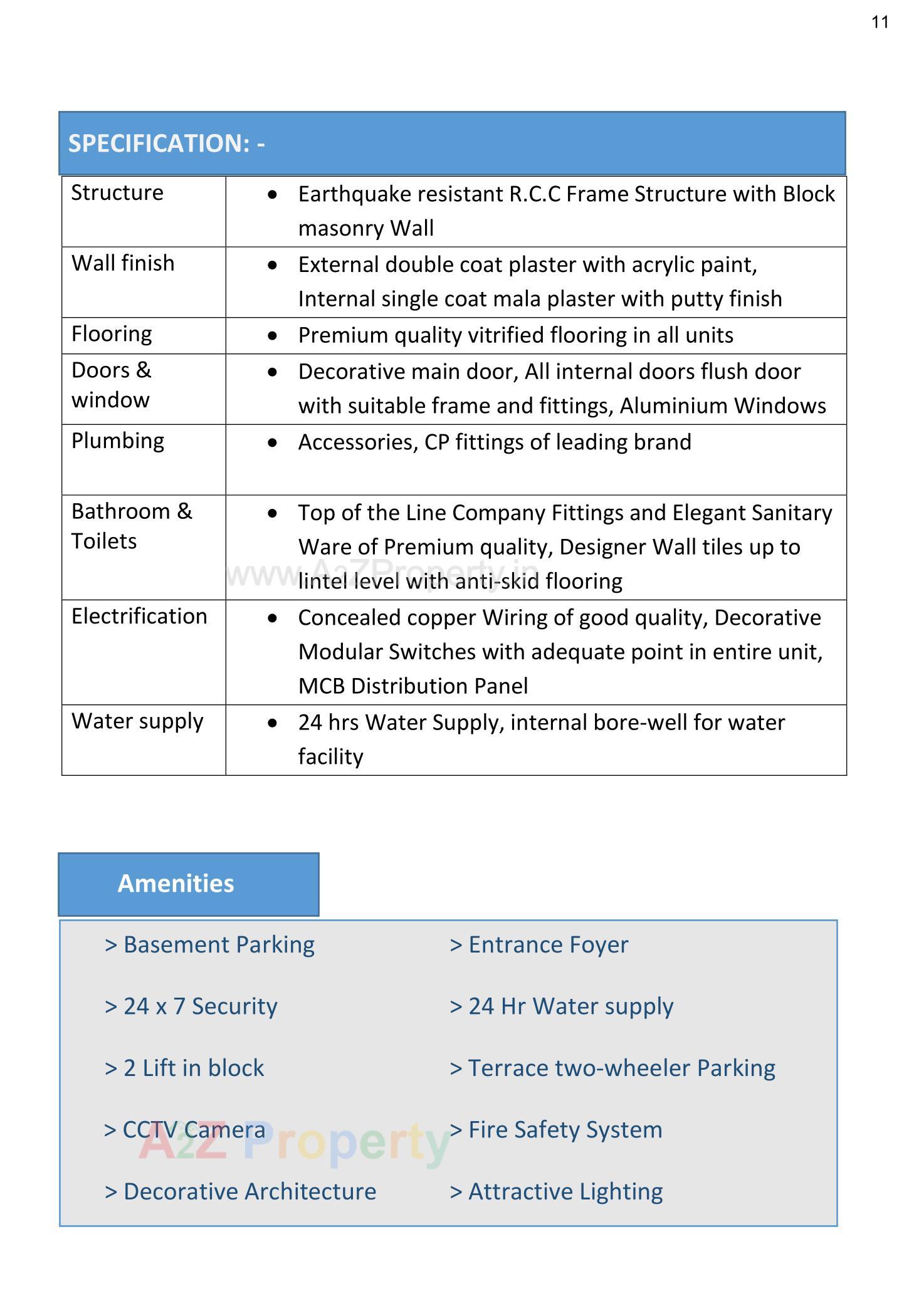  of real estate project Arcus Hexa located at Chhadavad, Ahmedabad, Gujarat