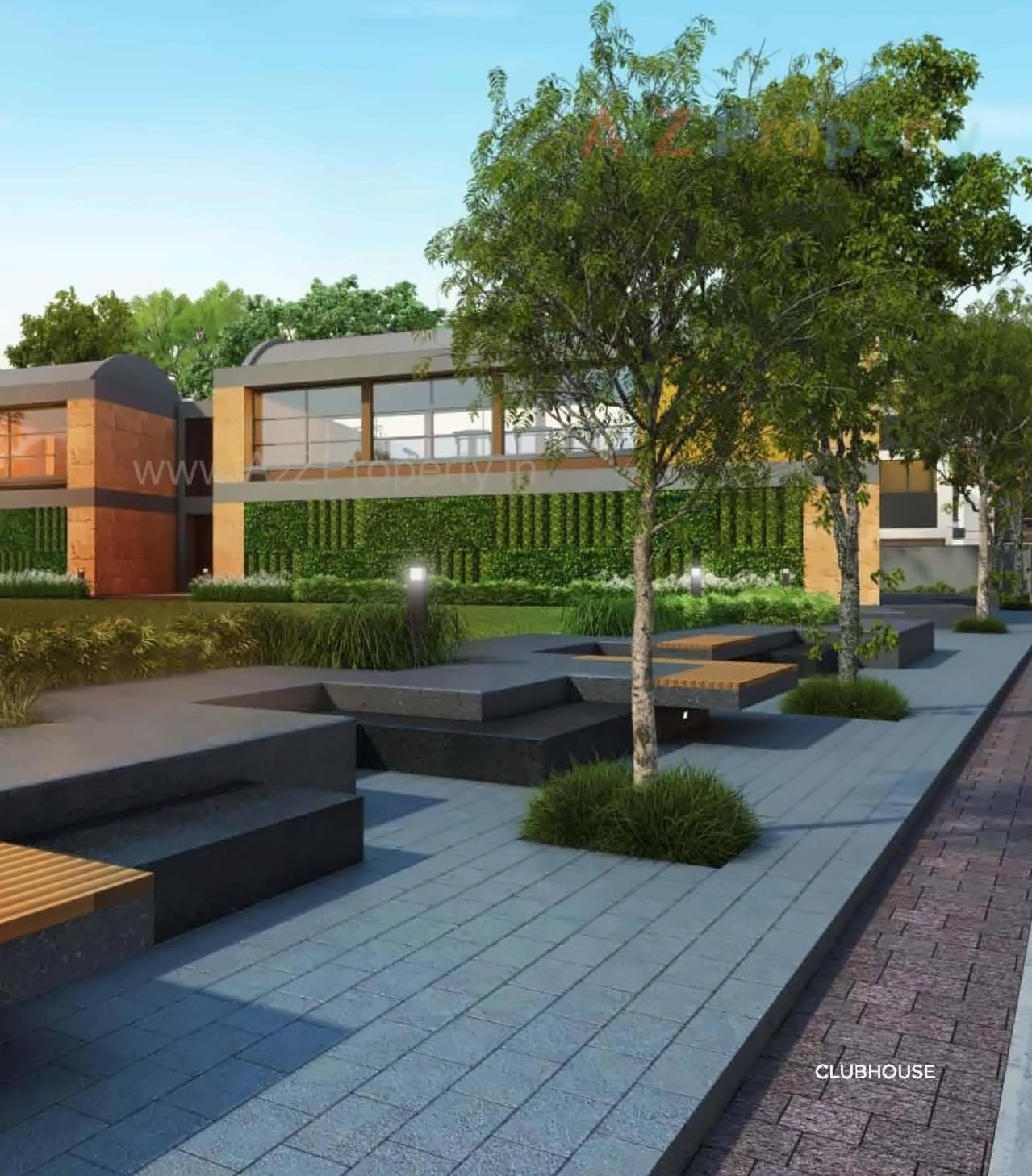 3D Elevation of real estate project Arcus Villa located at Sanand, Ahmedabad, Gujarat