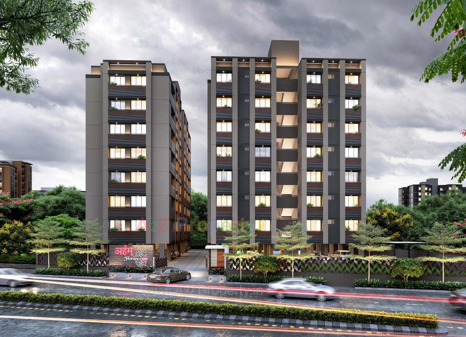 3D Elevation of real estate project Arham Florance located at Ahmedabad, Ahmedabad, Gujarat
