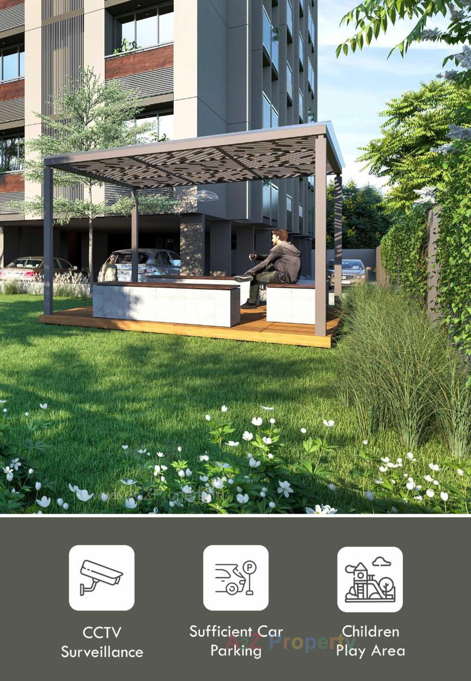 3D Elevation of real estate project Arham Florance located at Ahmedabad, Ahmedabad, Gujarat