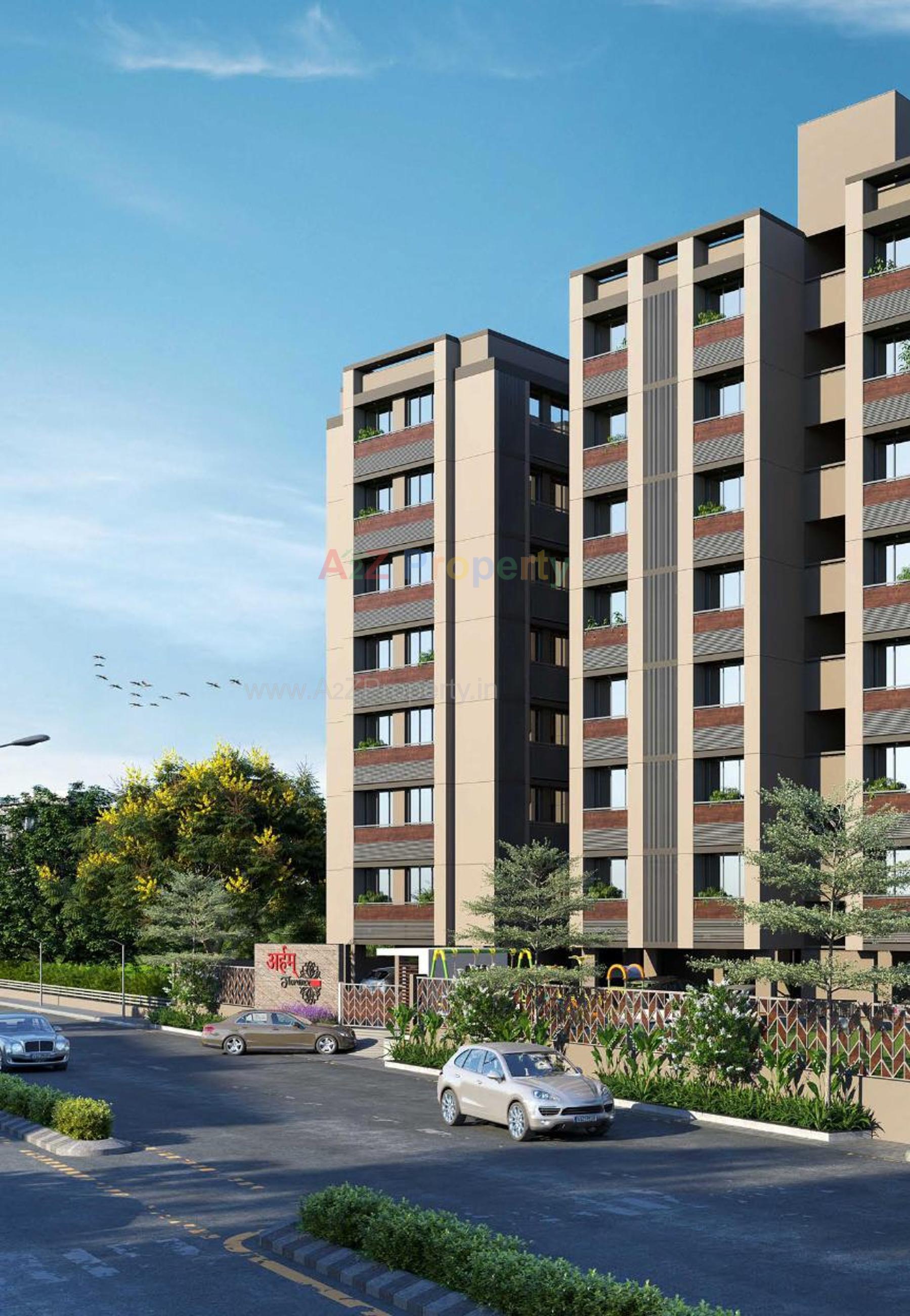 3D Elevation of real estate project Arham Florance located at Ahmedabad, Ahmedabad, Gujarat