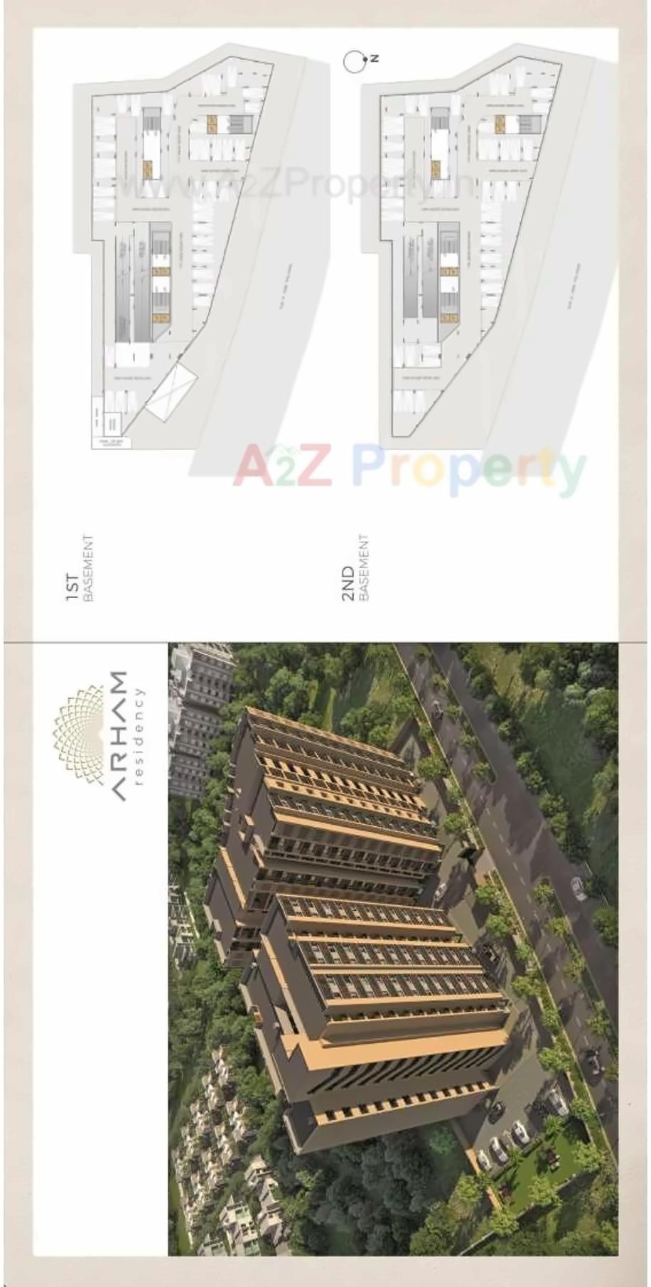 Layout of real estate project Arham Residency located at Asarwa, Ahmedabad, Gujarat
