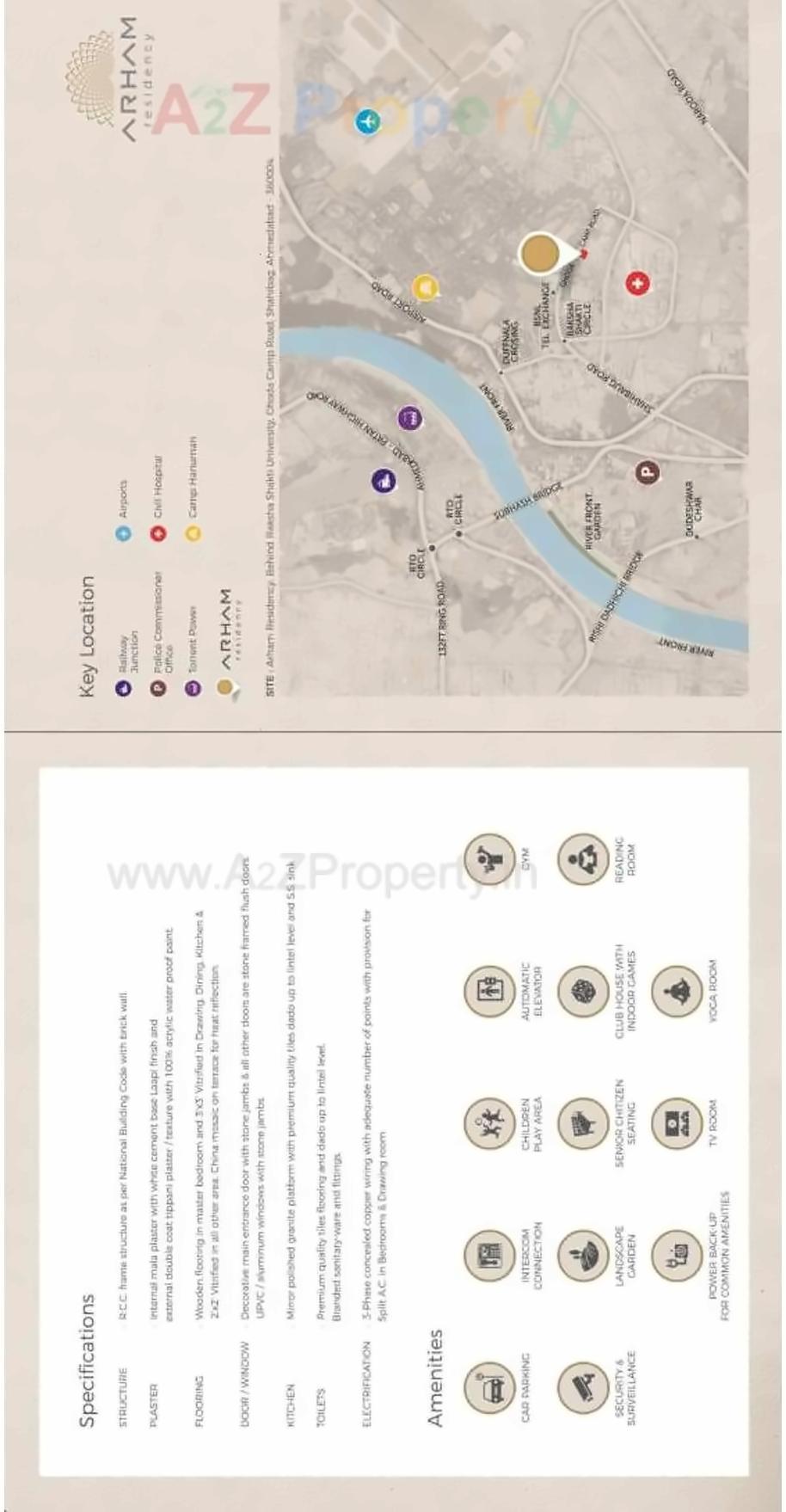  of real estate project Arham Residency located at Asarwa, Ahmedabad, Gujarat