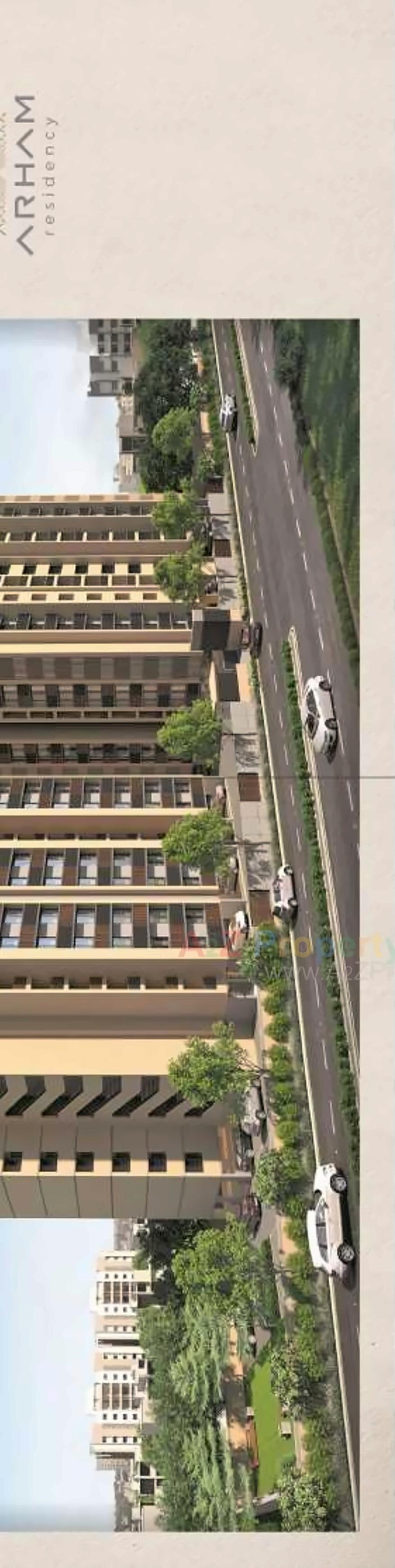 3D Elevation of real estate project Arham Residency located at Asarwa, Ahmedabad, Gujarat