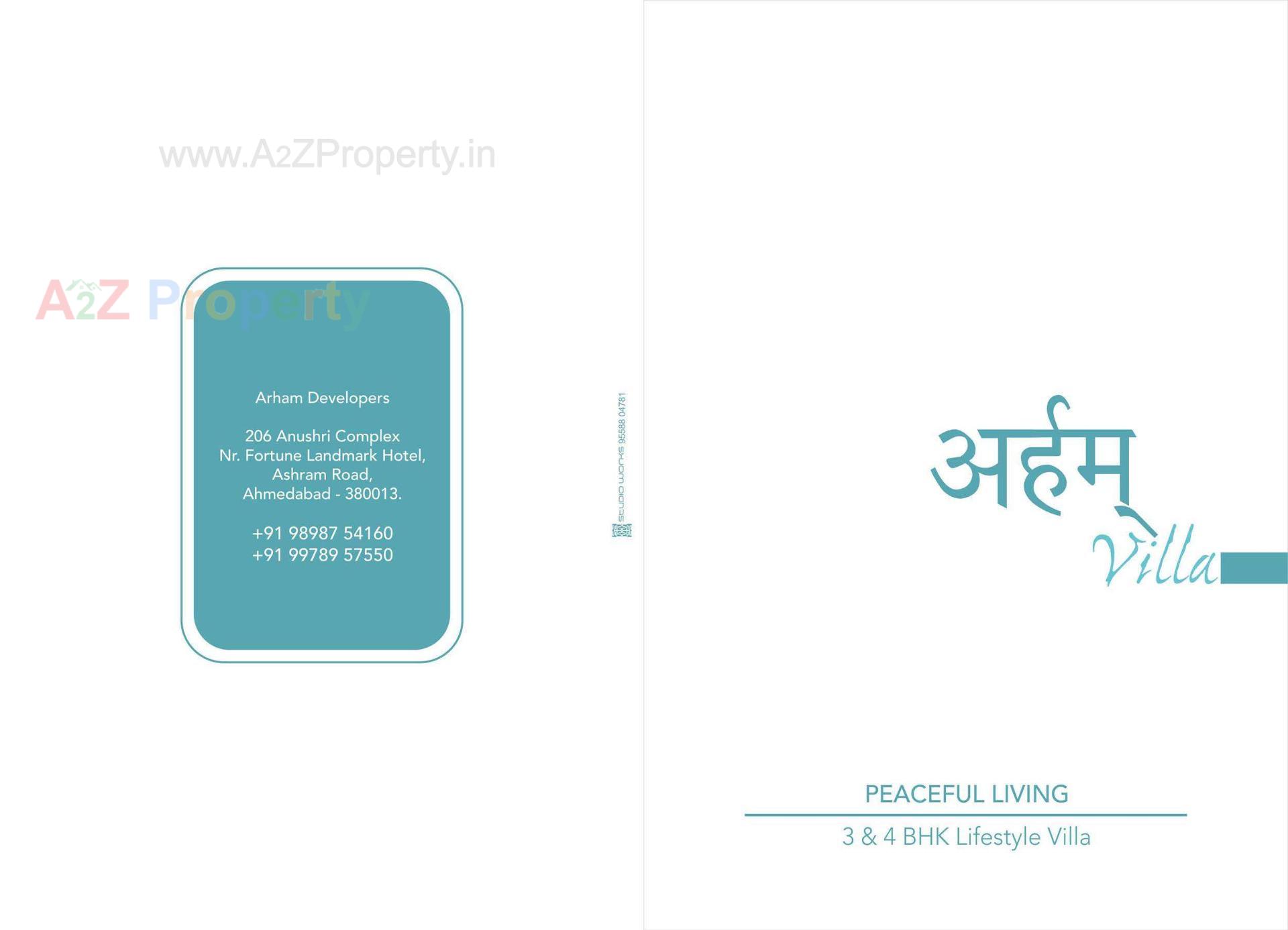  of real estate project Arham Villa located at Ta, Ahmedabad, Gujarat
