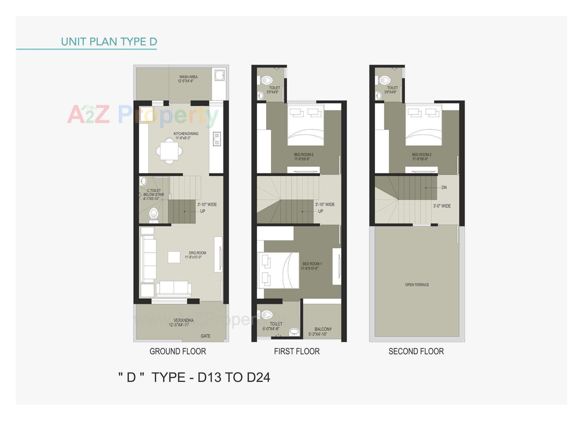 Layout of real estate project Arham Villa located at Ta, Ahmedabad, Gujarat