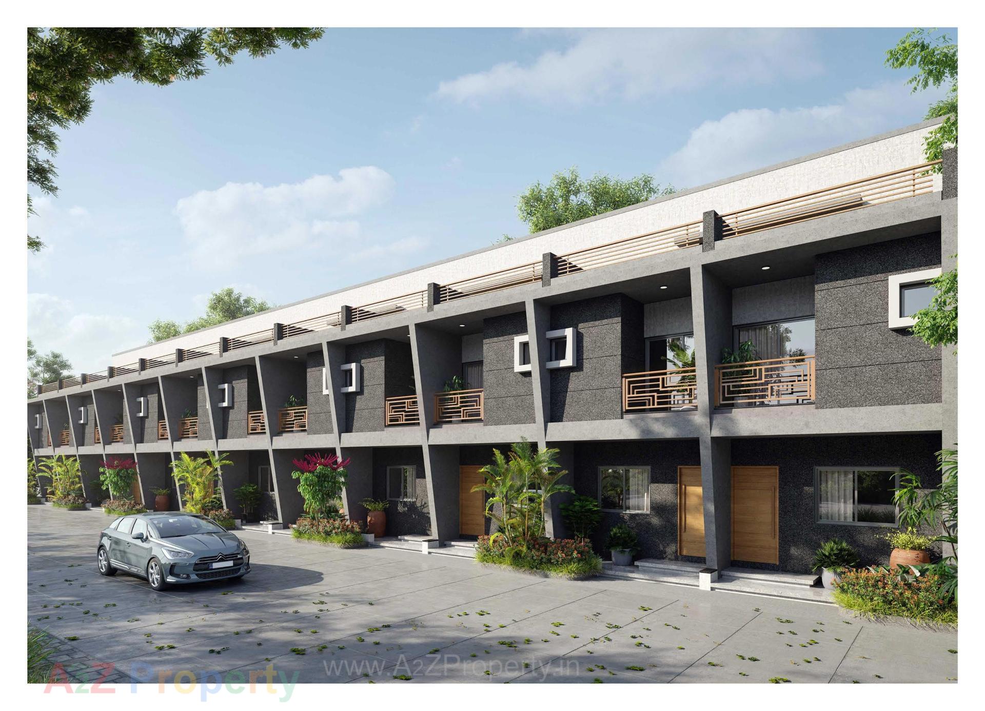 3D Elevation of real estate project Arham Villa located at Ta, Ahmedabad, Gujarat