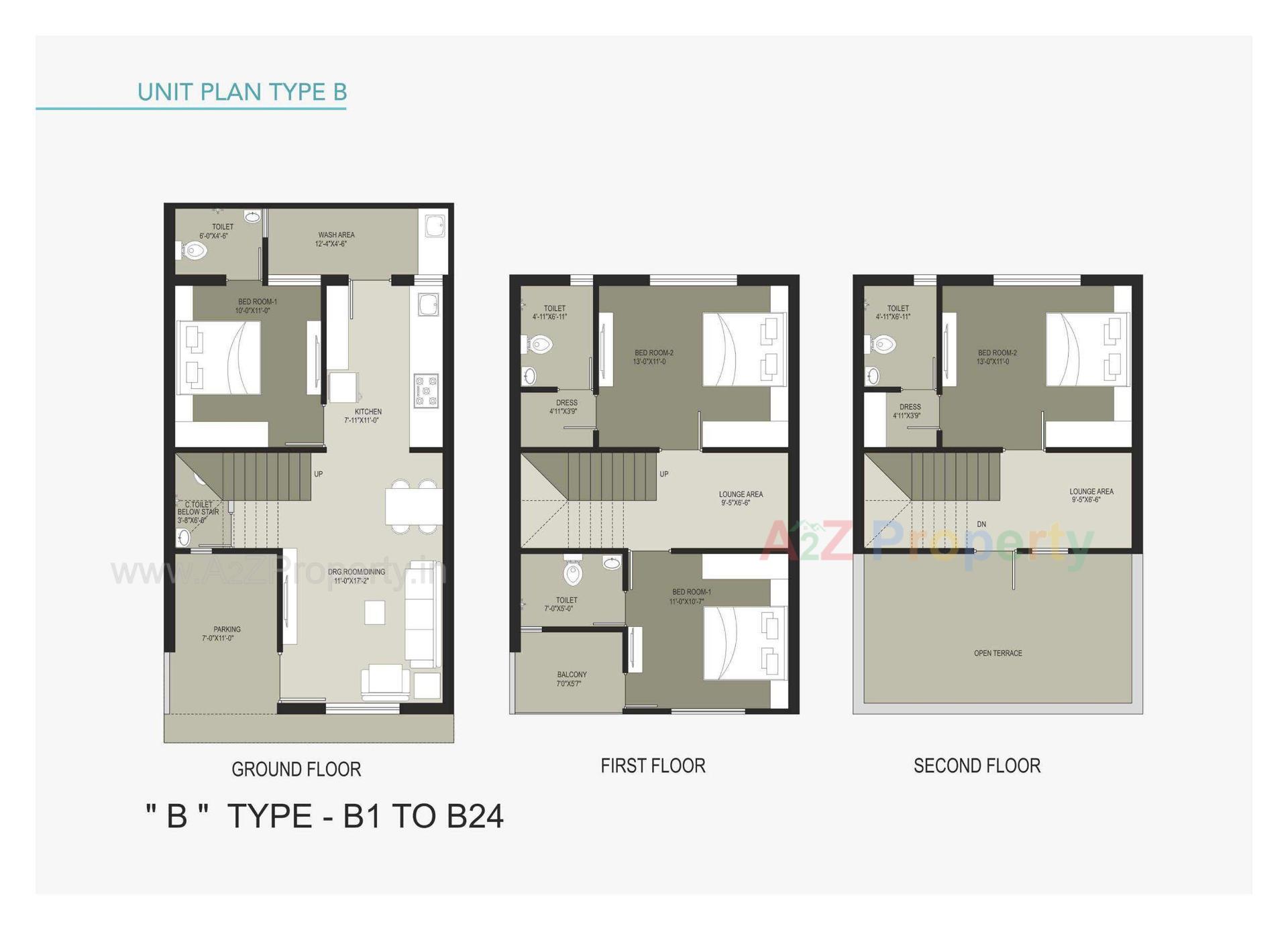Layout of real estate project Arham Villa located at Ta, Ahmedabad, Gujarat
