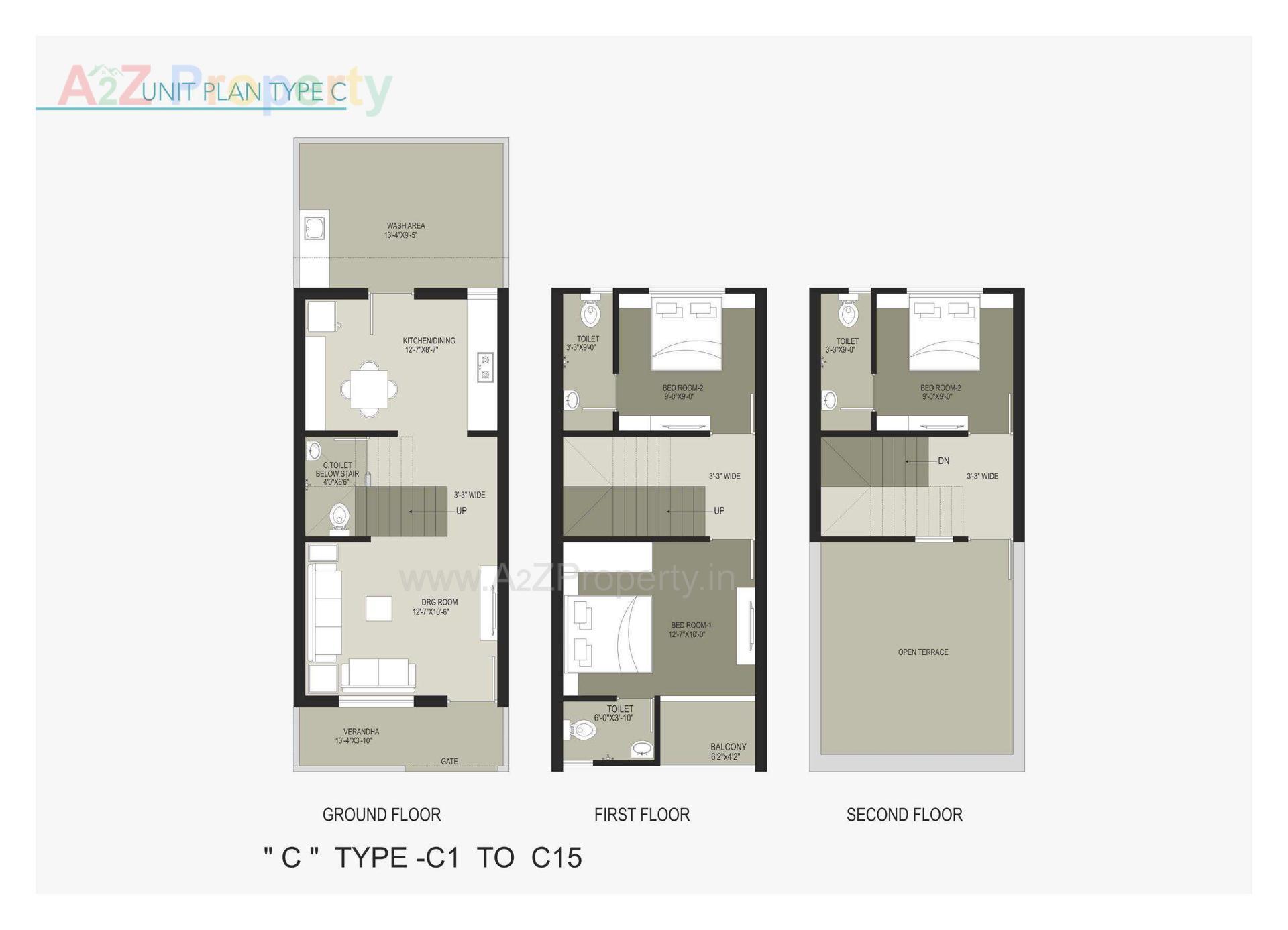 Layout of real estate project Arham Villa located at Ta, Ahmedabad, Gujarat