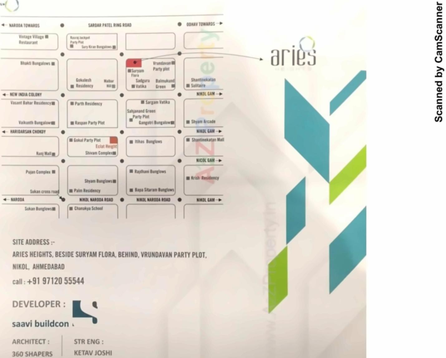  of real estate project Aries Heights located at Nikol, Ahmedabad, Gujarat