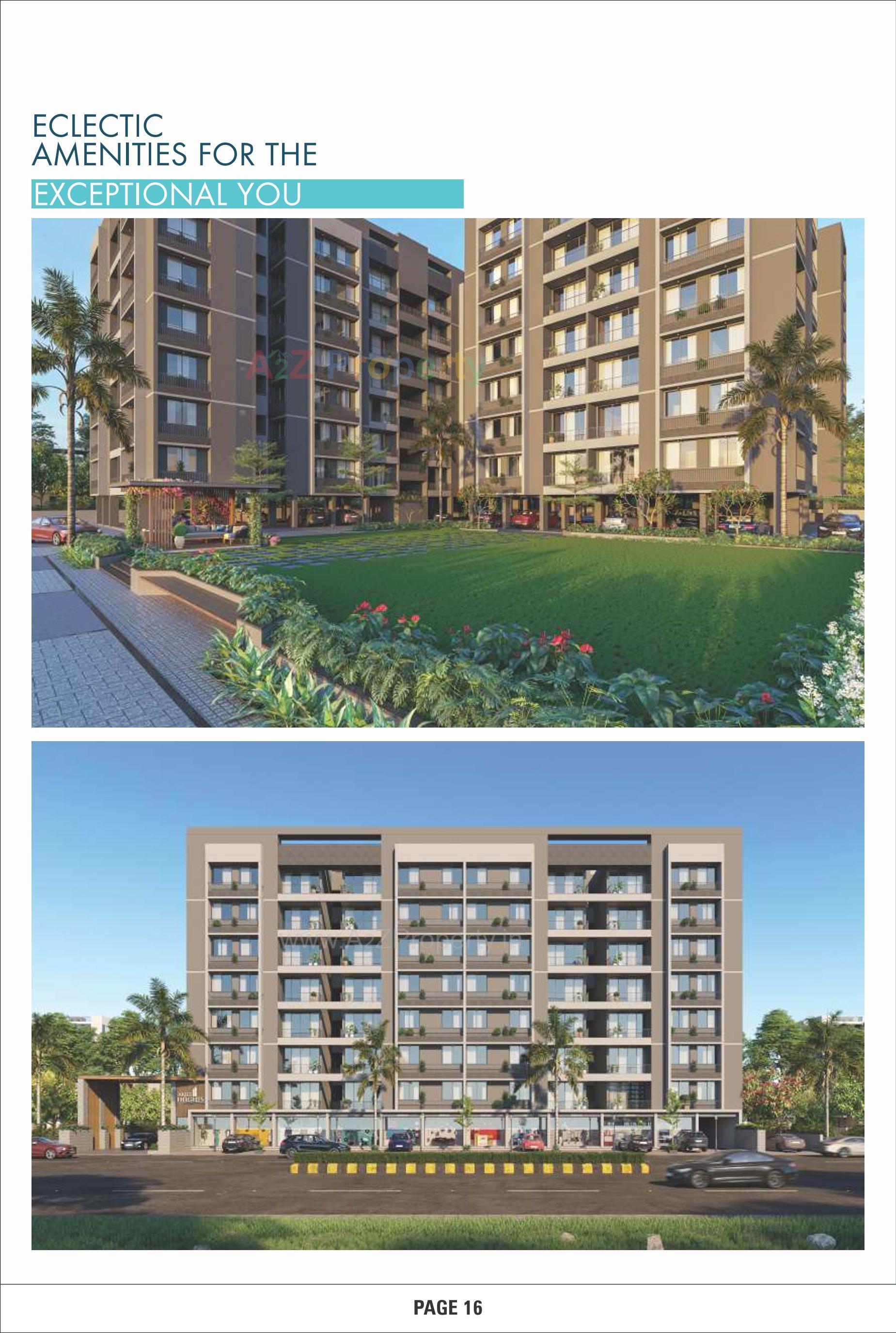 3D Elevation of real estate project Aries Heights located at Vastral, Ahmedabad, Gujarat