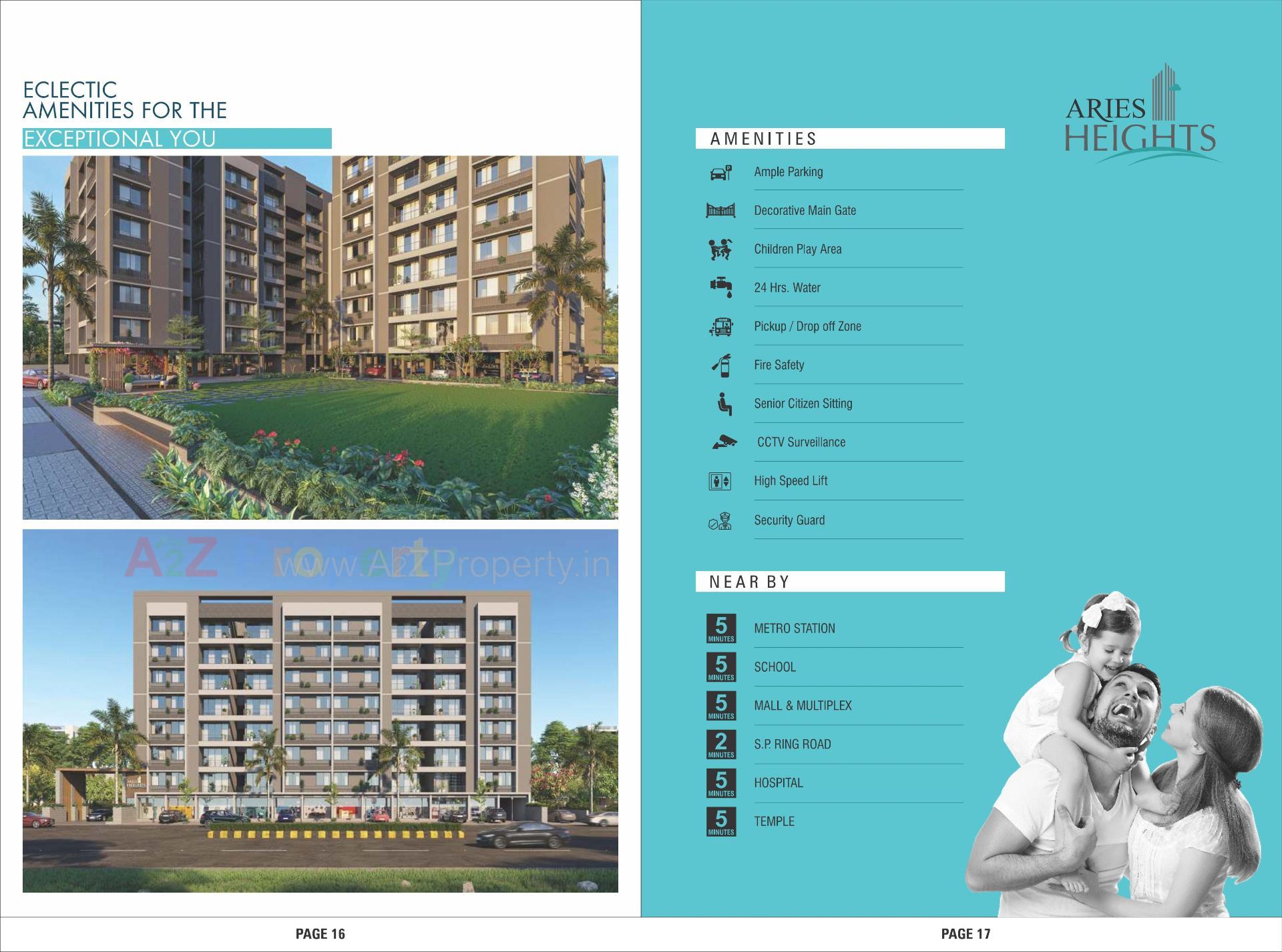  of real estate project Aries Heights located at Vastral, Ahmedabad, Gujarat