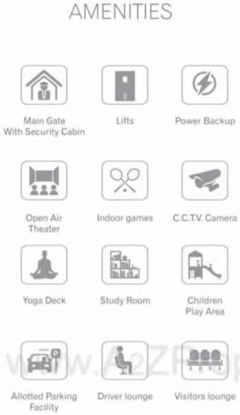 Amenities of Arihant Aura