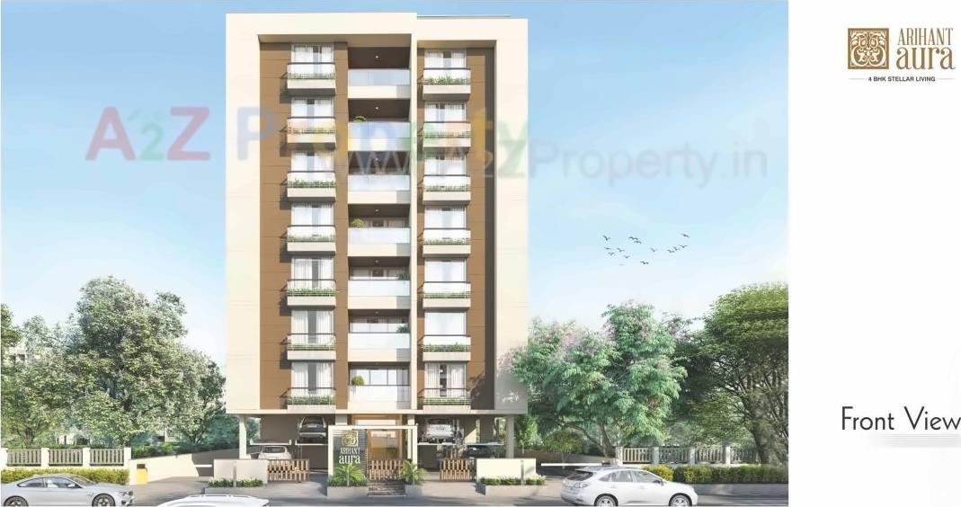 3D Elevation of real estate project Arihant Aura located at Paldi, Ahmedabad, Gujarat