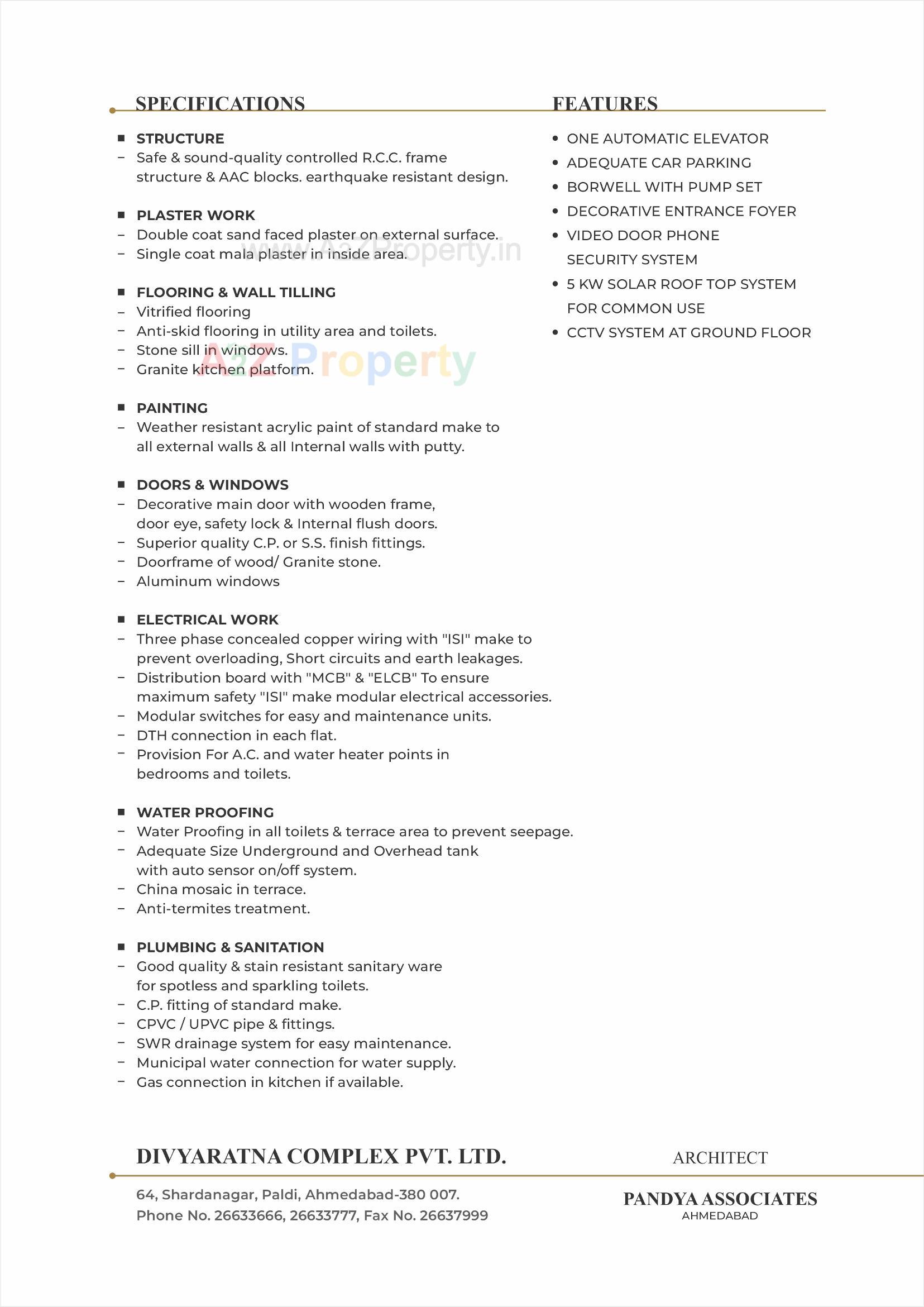  of real estate project Arihant Enclave located at Changispur, Ahmedabad, Gujarat