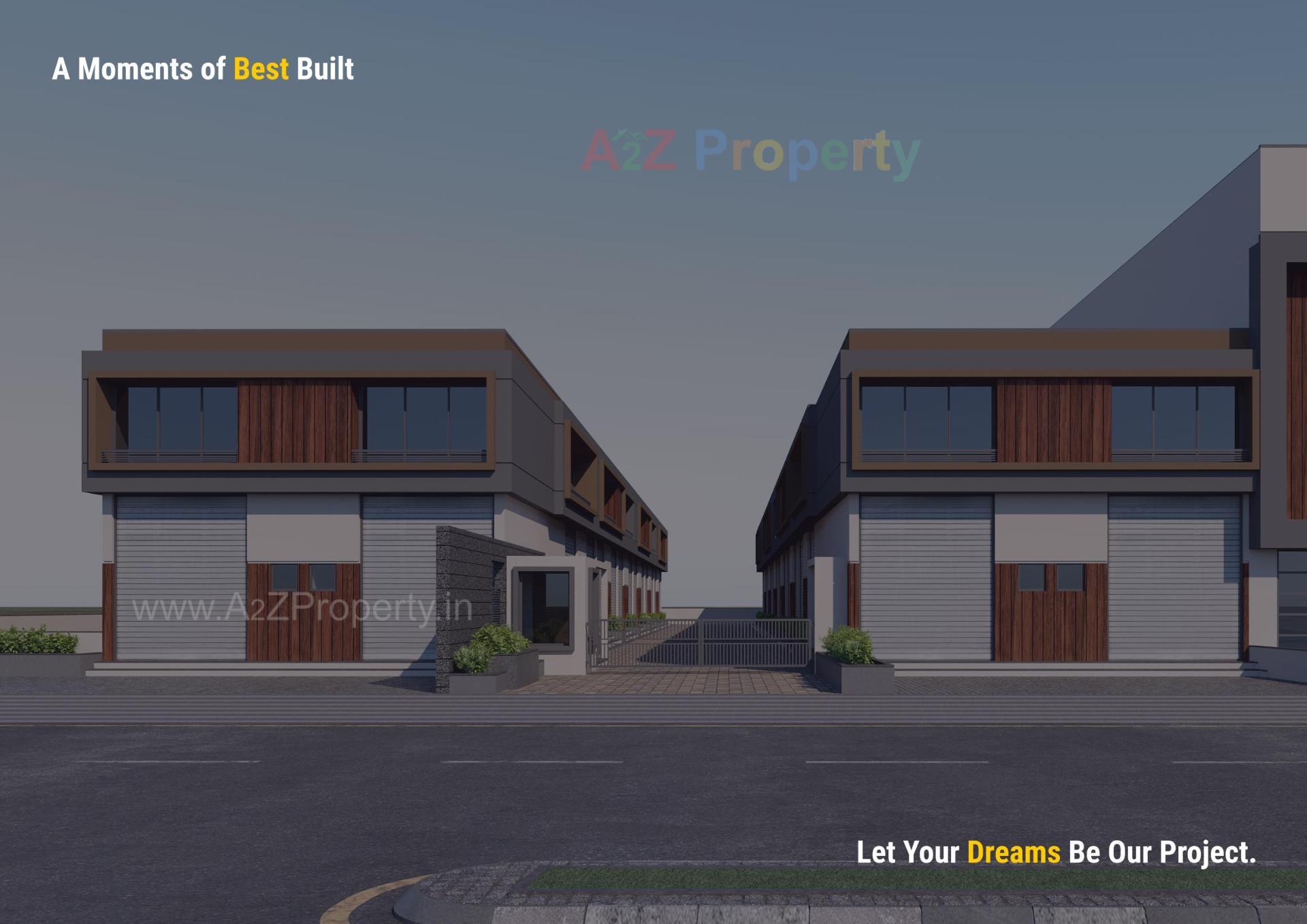 3D Elevation of real estate project Ariix Industrial Park located at Ahmedabad, Ahmedabad, Gujarat