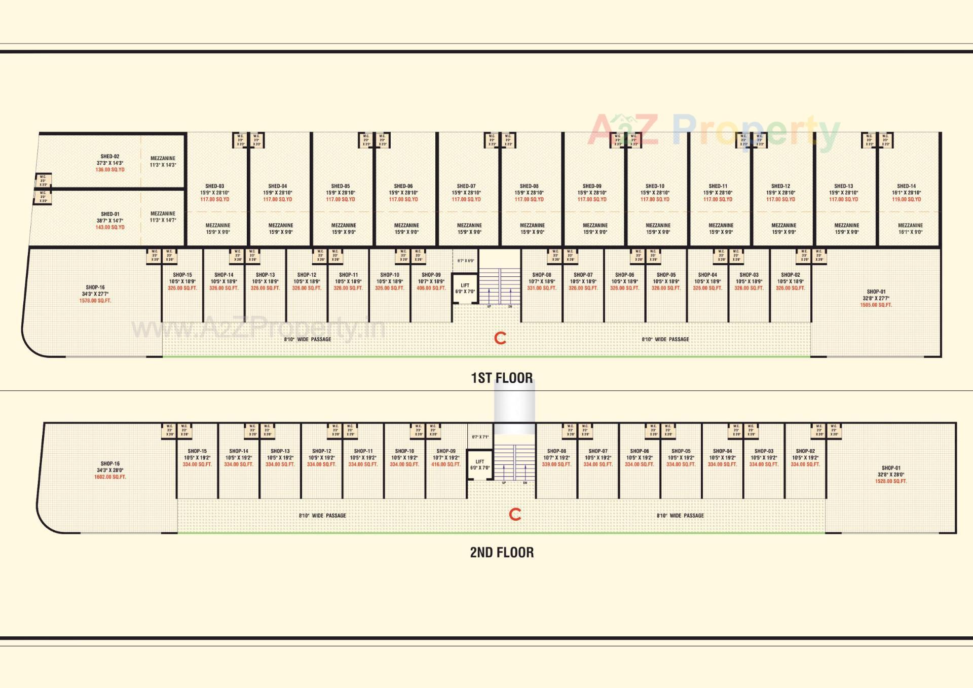 Layout of real estate project Ariix Industrial Park located at Ahmedabad, Ahmedabad, Gujarat