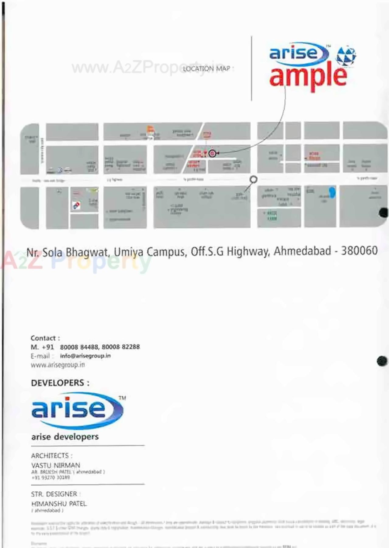 of real estate project Arise Ample located at Gota, Ahmedabad, Gujarat