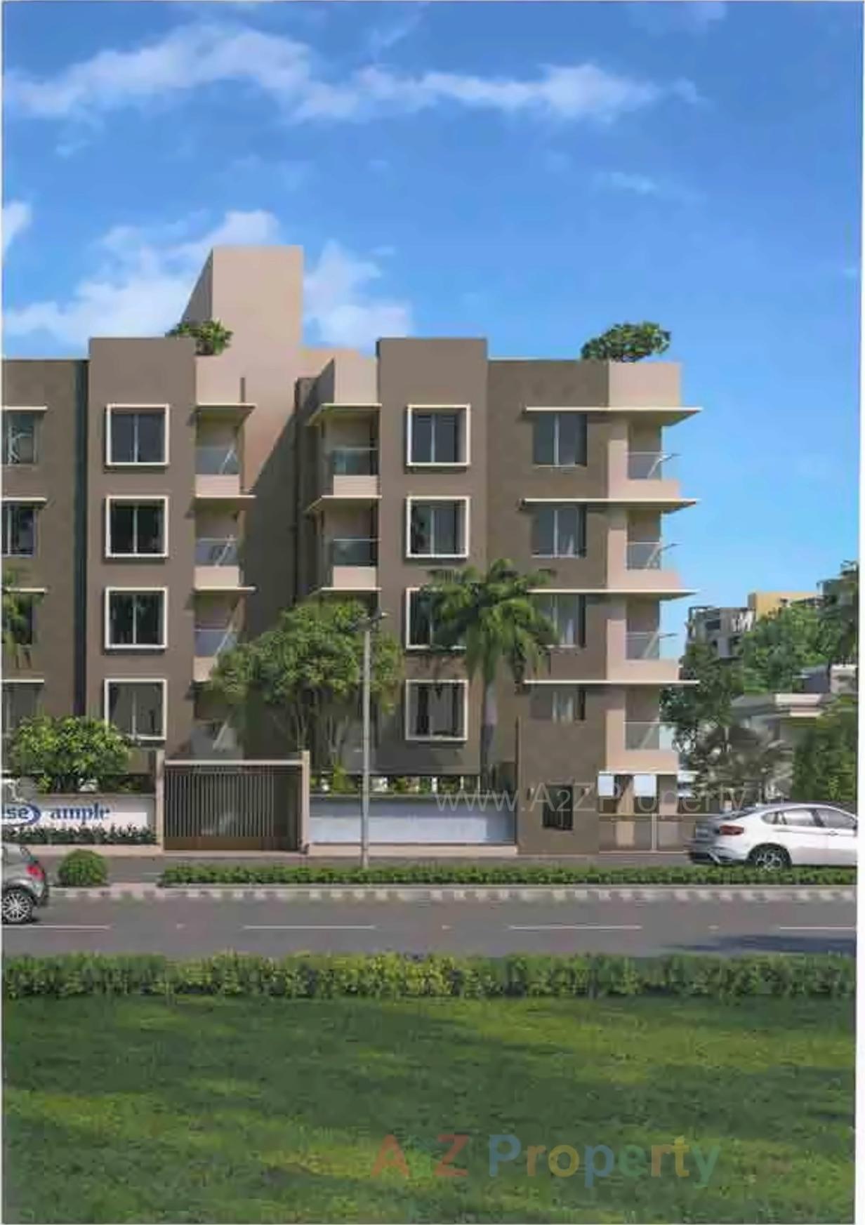 3D Elevation of real estate project Arise Ample located at Gota, Ahmedabad, Gujarat