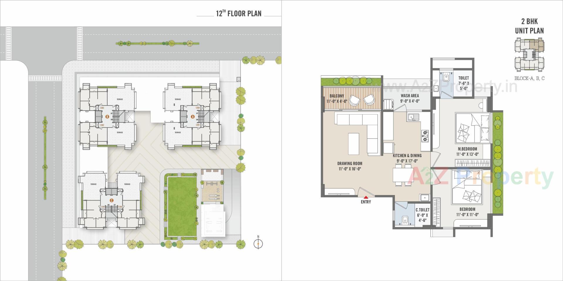 Layout of real estate project Arise Ananta located at Ahmedabad, Ahmedabad, Gujarat