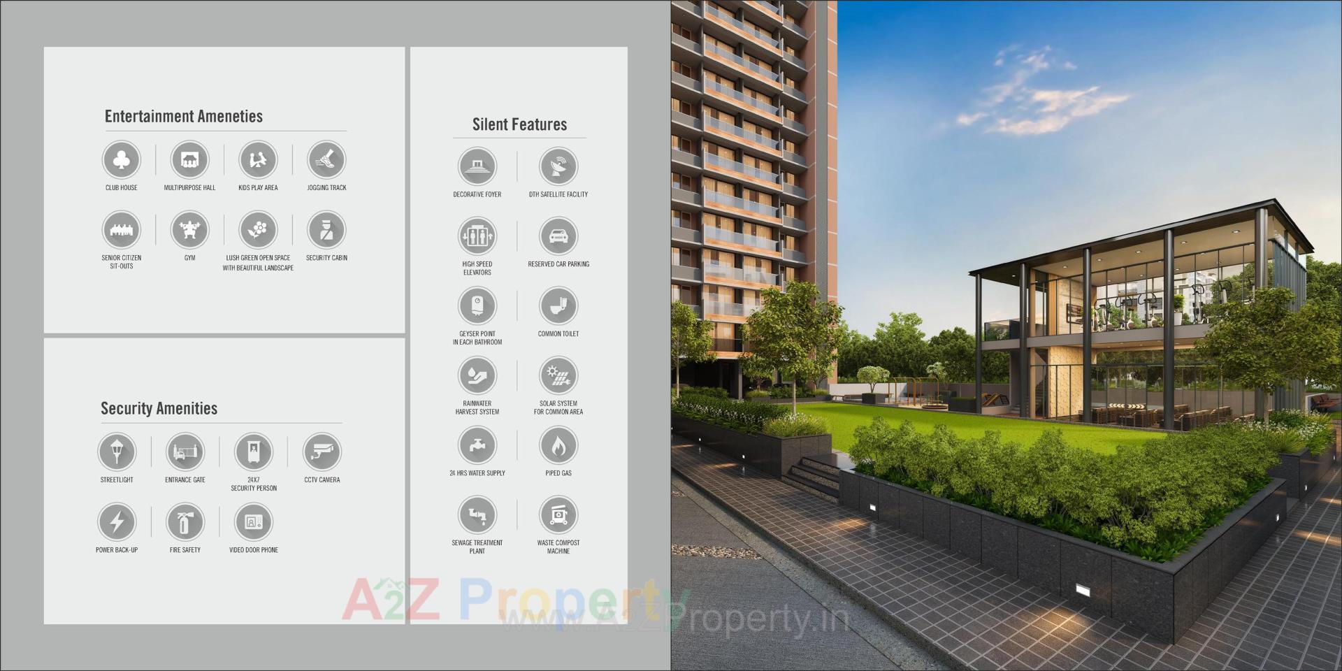 3D Elevation of real estate project Arise Ananta located at Ahmedabad, Ahmedabad, Gujarat
