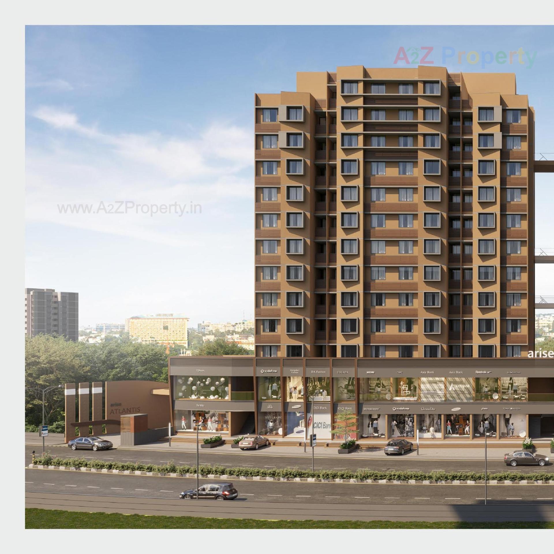3D Elevation of real estate project Arise Atlantis located at Jagatpur, Ahmedabad, Gujarat