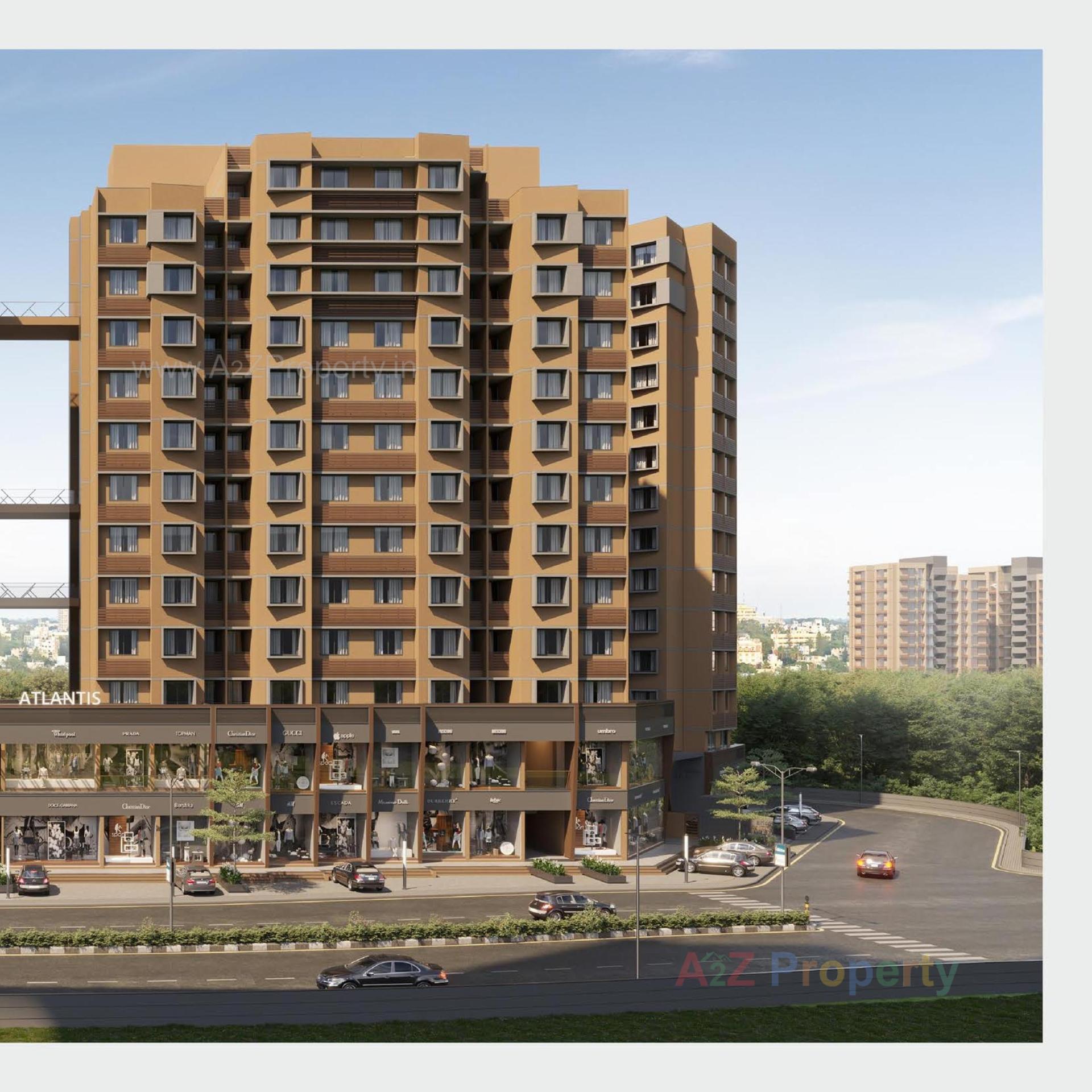 3D Elevation of real estate project Arise Atlantis located at Jagatpur, Ahmedabad, Gujarat