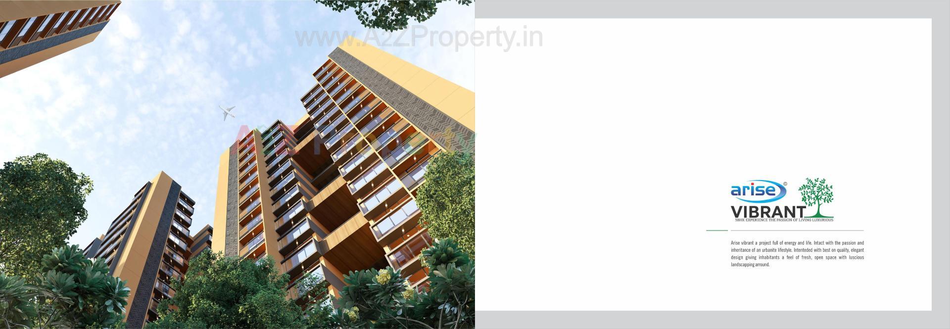 3D Elevation of real estate project Arise Vibrant located at Chharodi, Ahmedabad, Gujarat