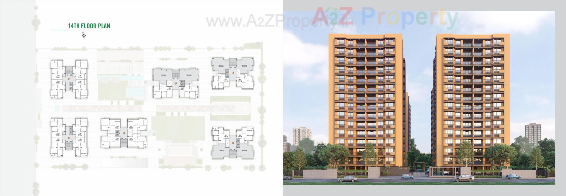 Layout of real estate project Arise Vibrant located at Chharodi, Ahmedabad, Gujarat