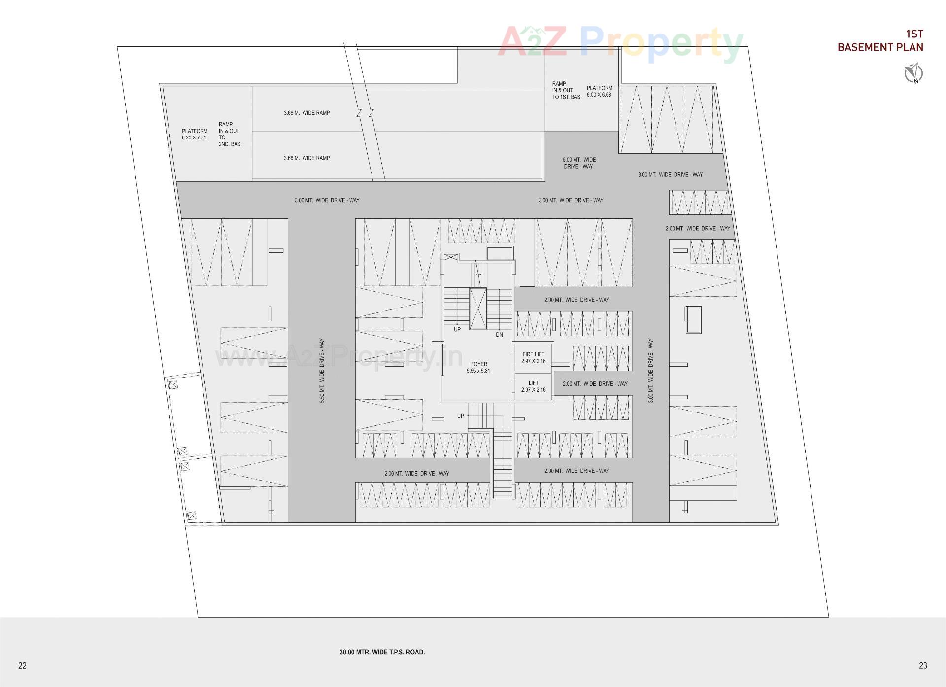 Layout of real estate project Aristo Aatman located at Gota, Ahmedabad, Gujarat