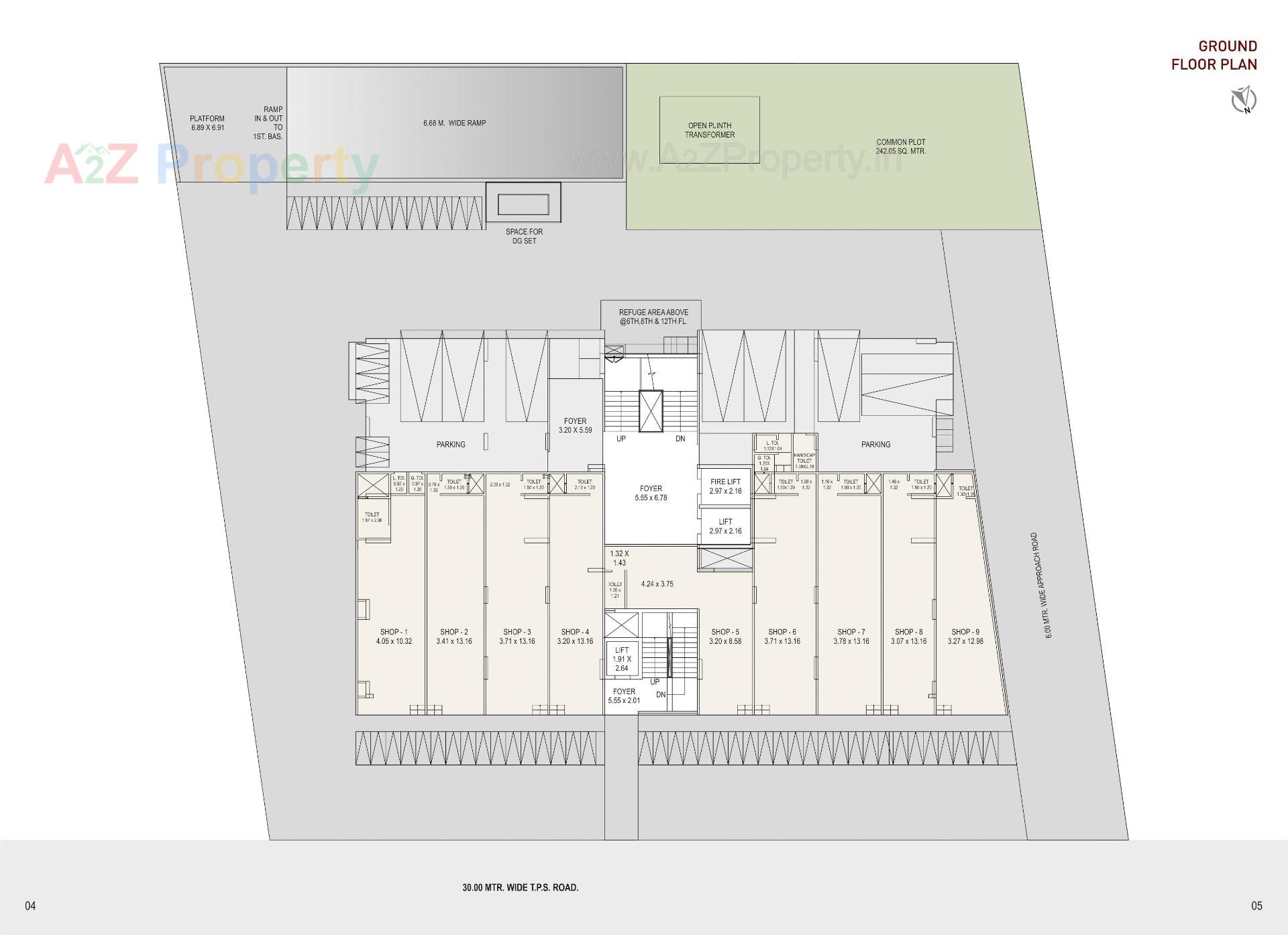 Layout of real estate project Aristo Aatman located at Gota, Ahmedabad, Gujarat