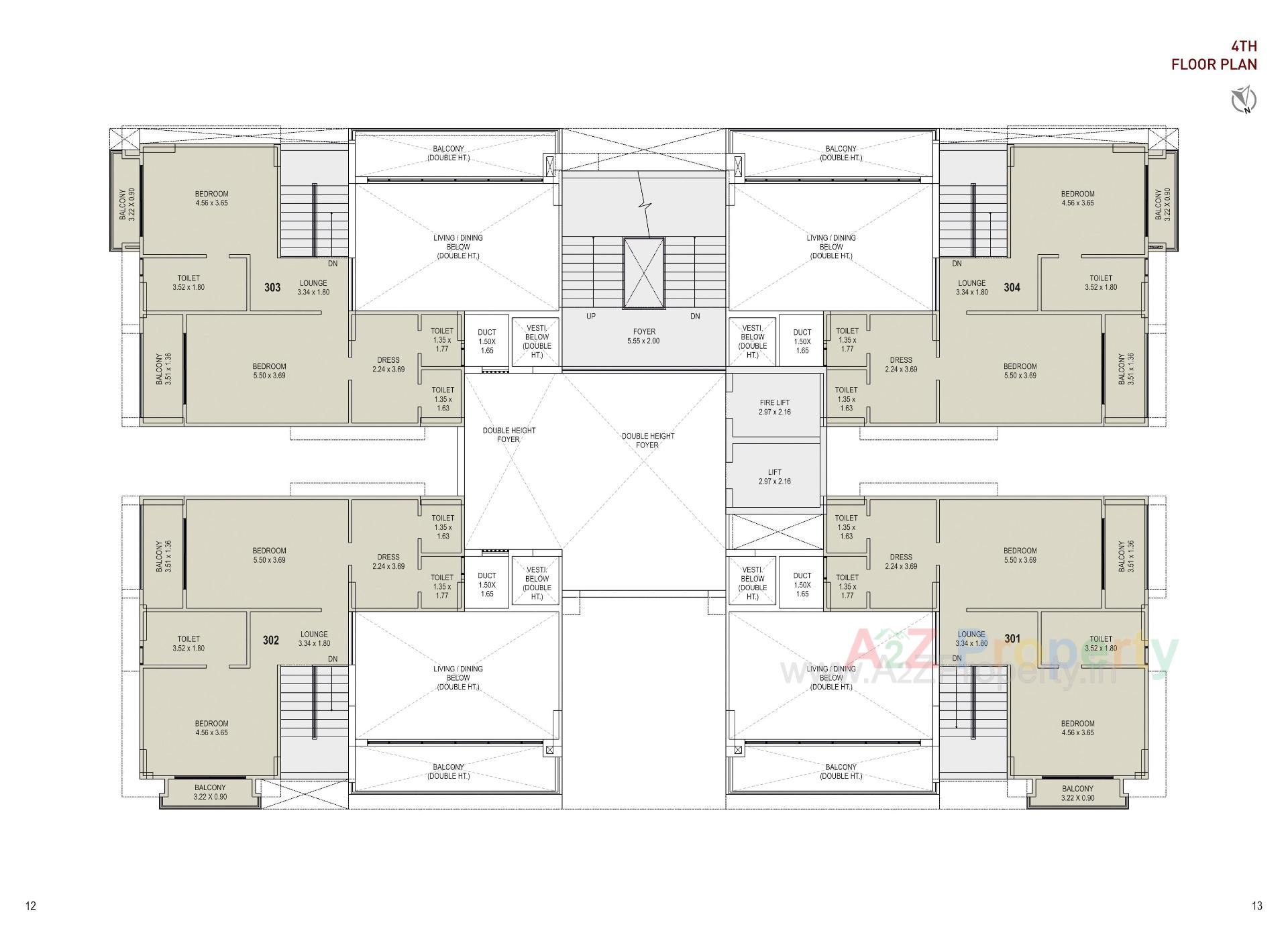 Layout of real estate project Aristo Aatman located at Gota, Ahmedabad, Gujarat