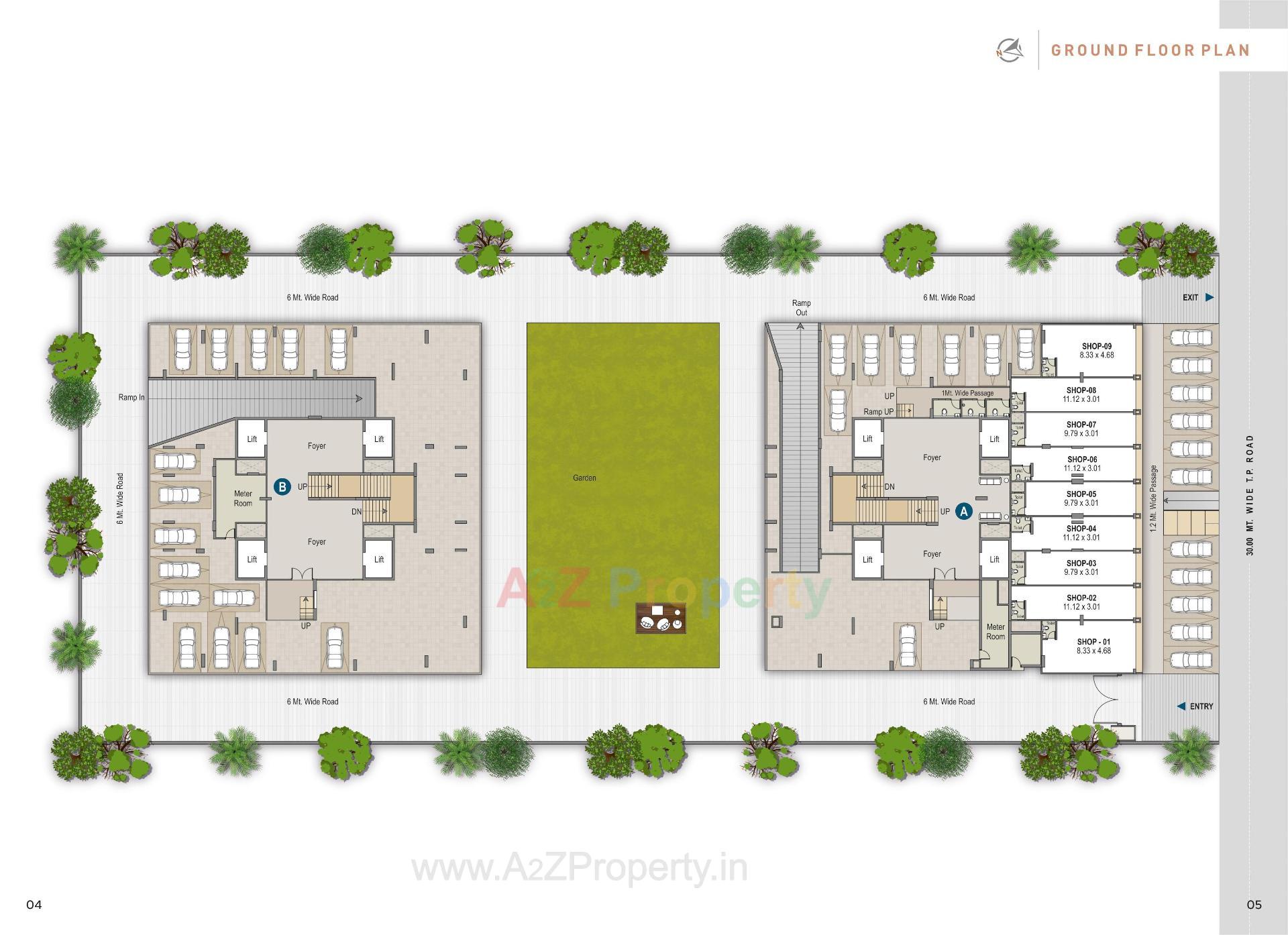 Layout of real estate project Aristo Akalpya located at Chharodi, Ahmedabad, Gujarat