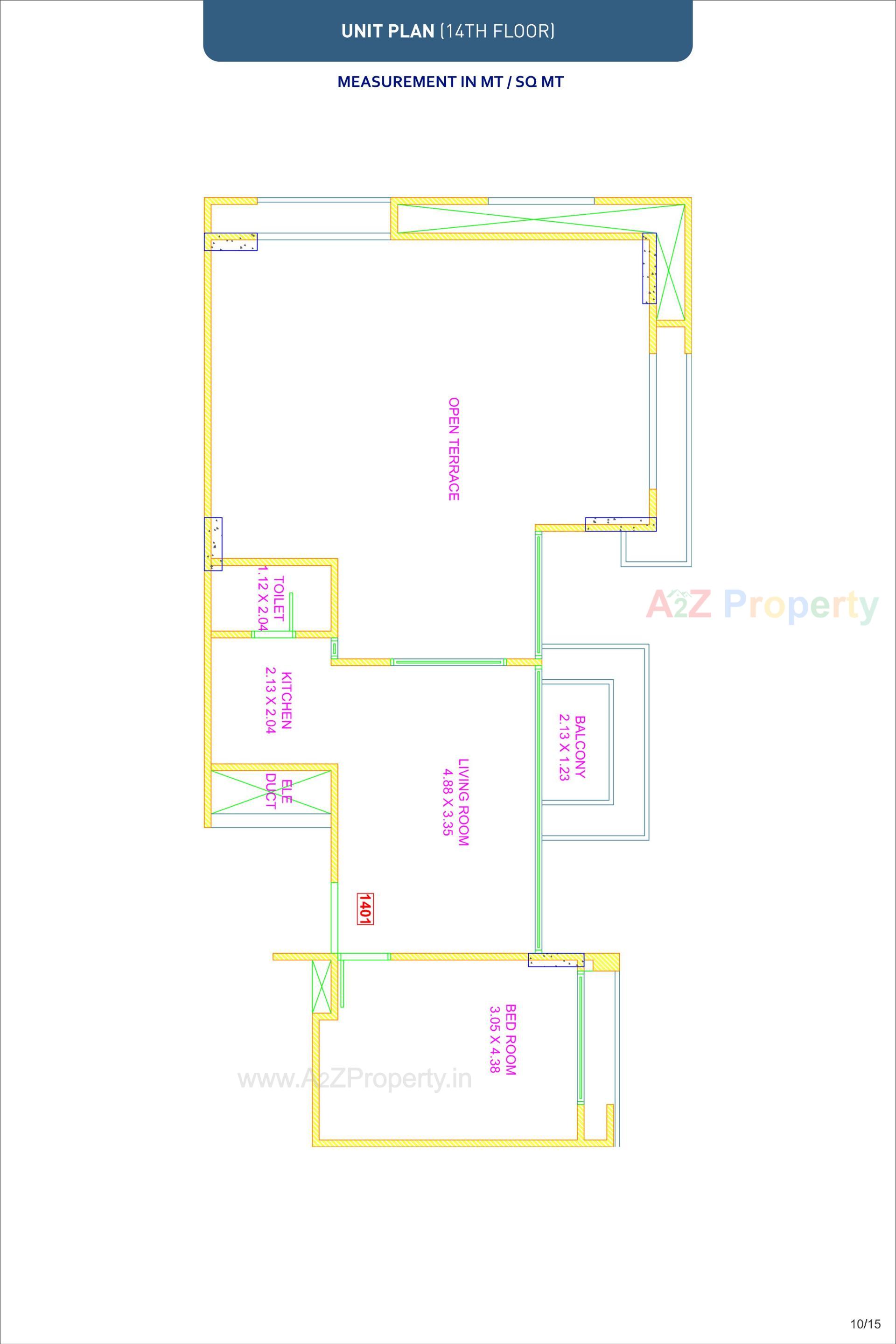 Layout of real estate project Aristo Anandam located at Tragad, Ahmedabad, Gujarat