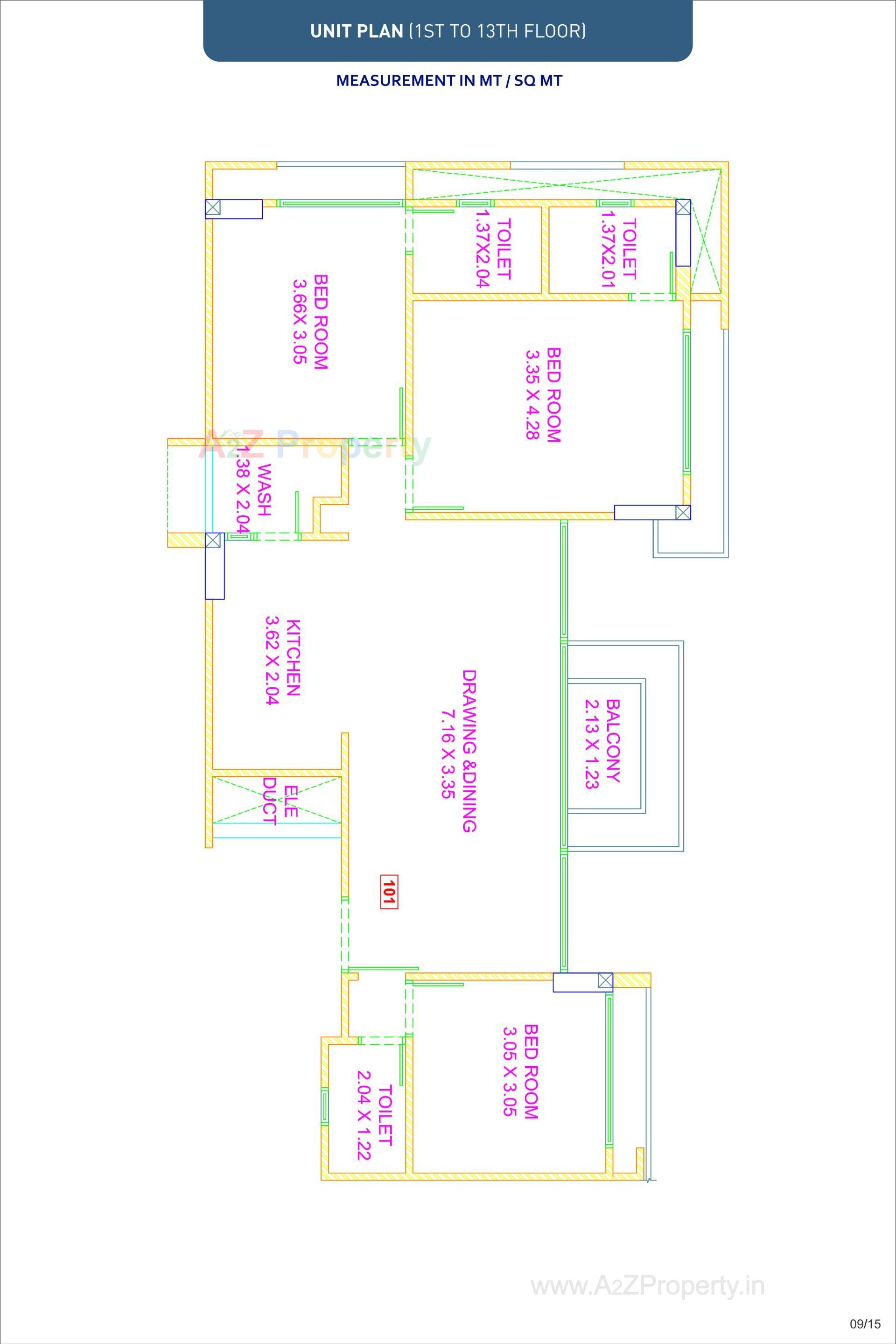 Layout of real estate project Aristo Anandam located at Tragad, Ahmedabad, Gujarat