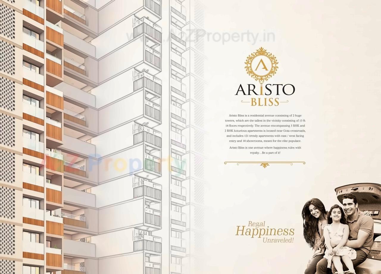  of real estate project Aristo Bliss located at Gota, Ahmedabad, Gujarat